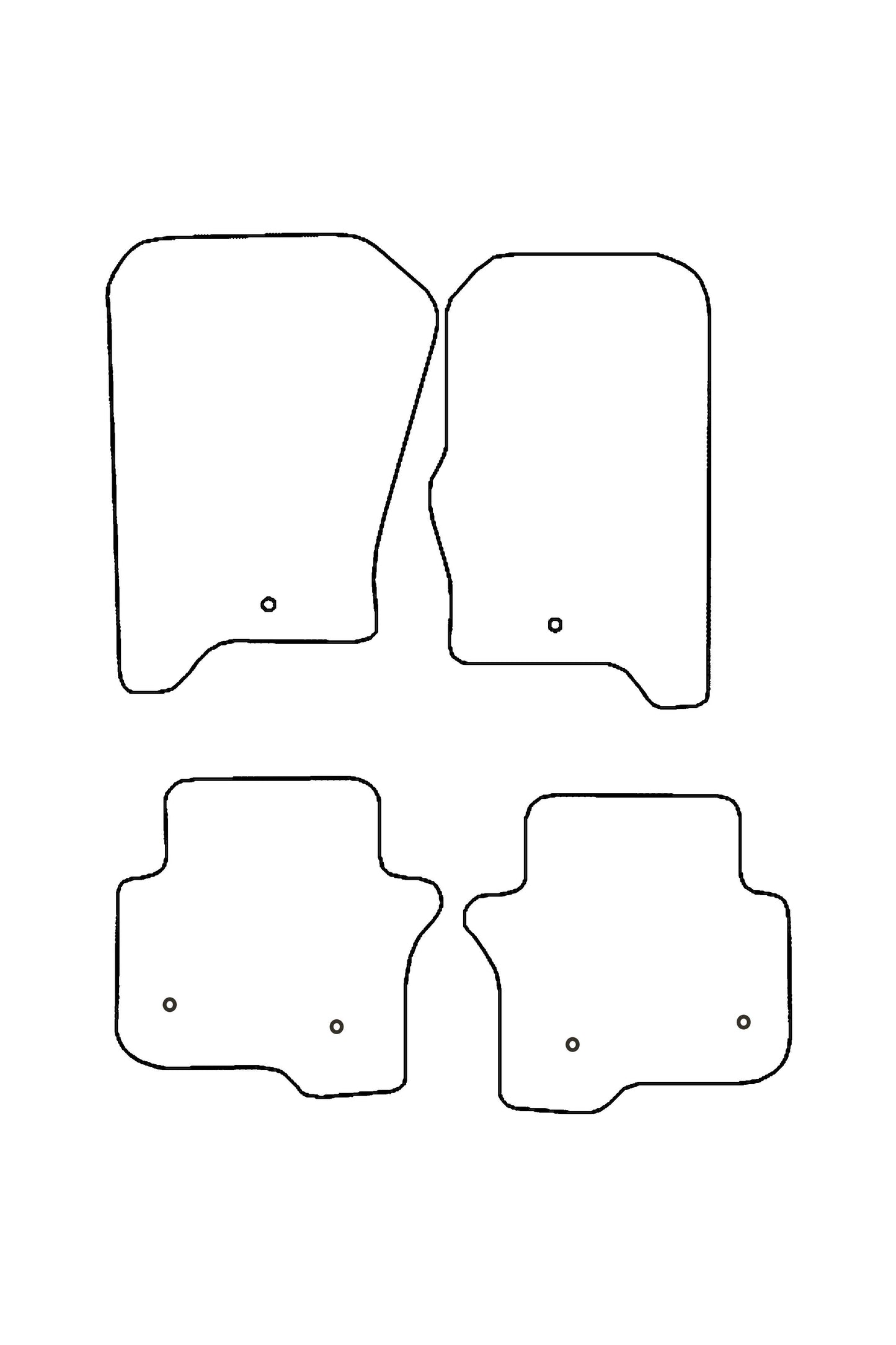 Turtle Covers Mats Tailored Rubber Mats Fits Land Rover Discovery Series 4 Tailored Rubber Mats