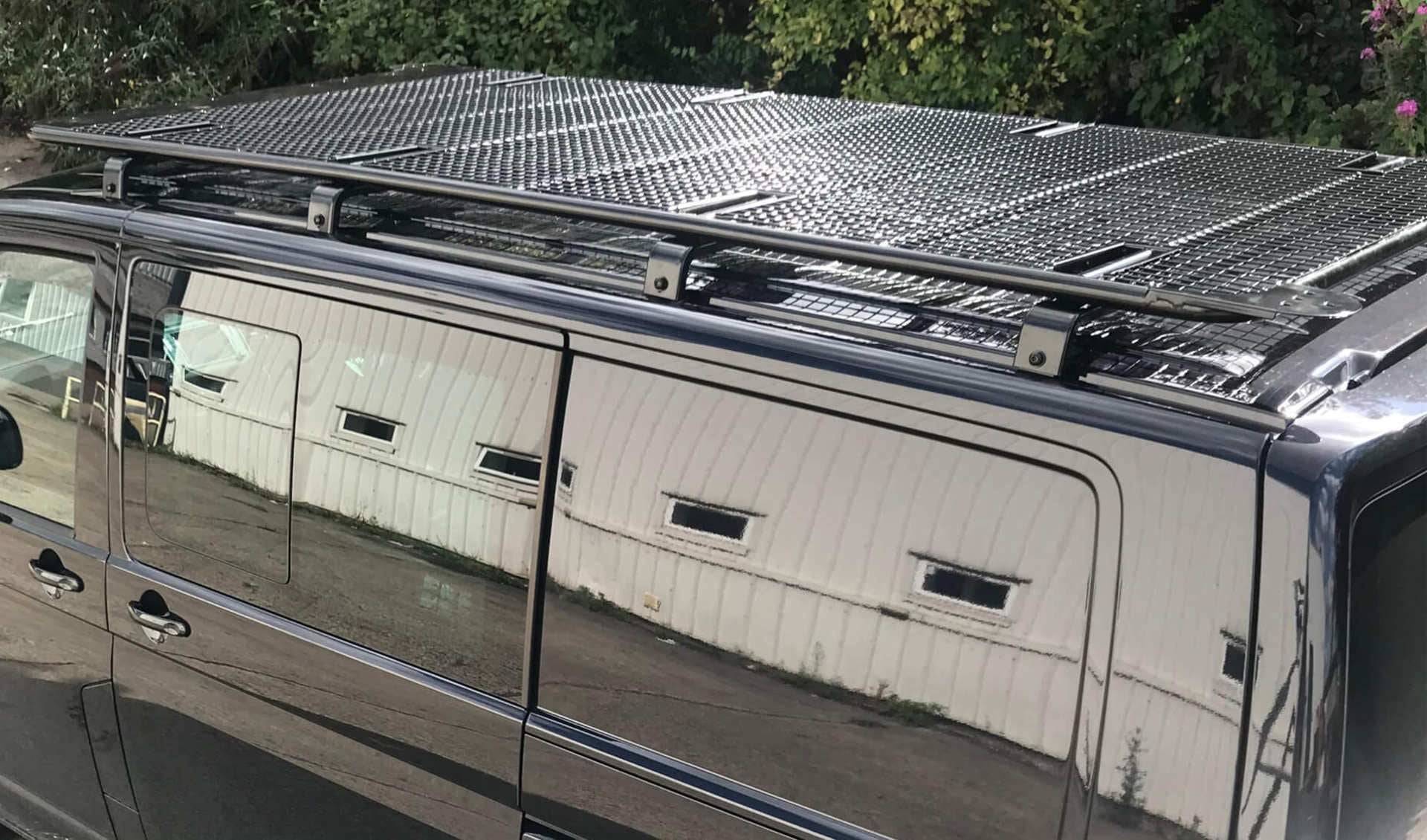 Direct4x4 Roof Racks Expedition Steel Flat Roof Rack for Volkswagen Transporter T5 SWB