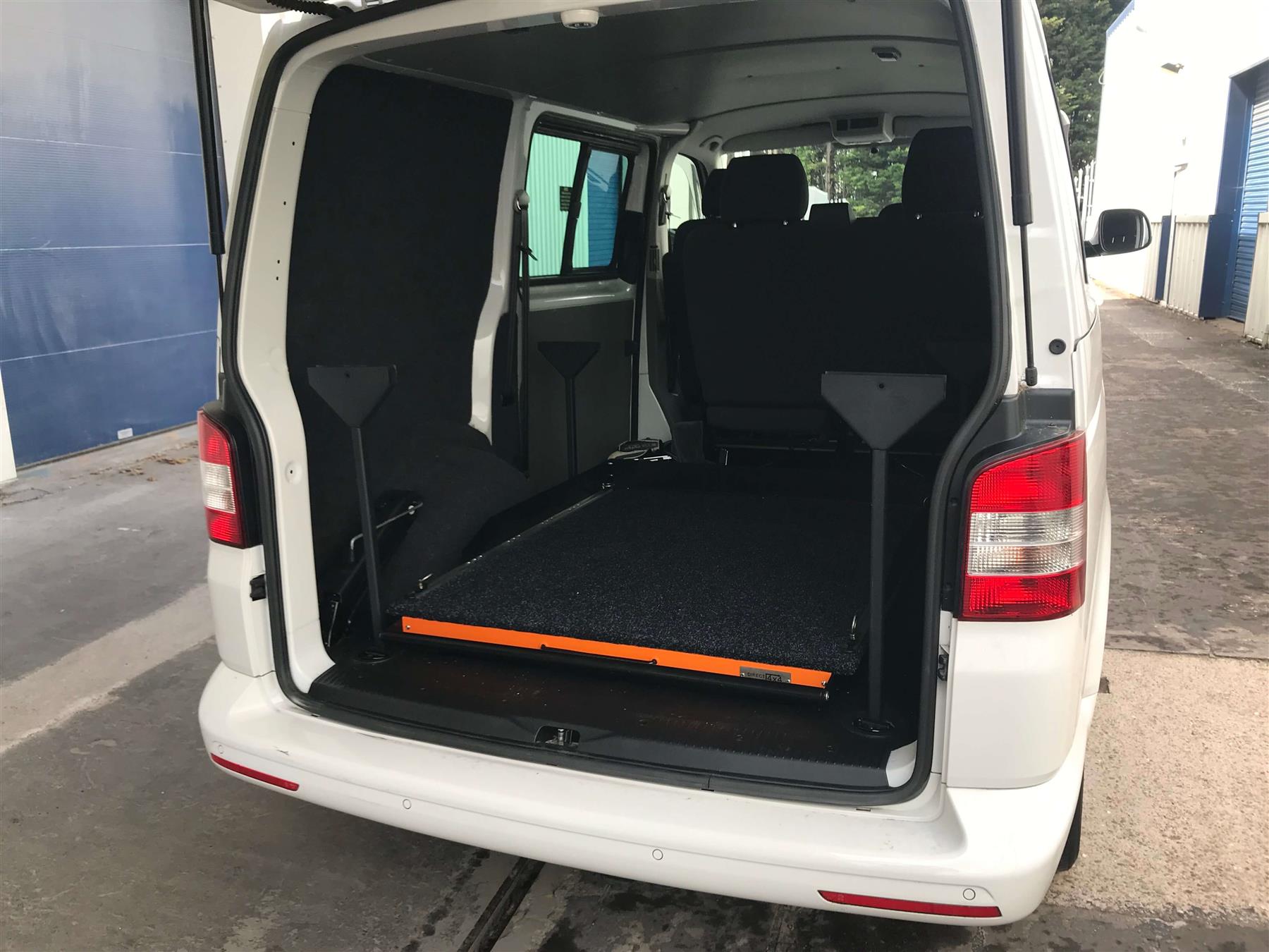 Direct4x4 Slideout Cargo Trays Heavy Duty Universal Carpet Top Slideout Cargo Tray for Vans & Pickups