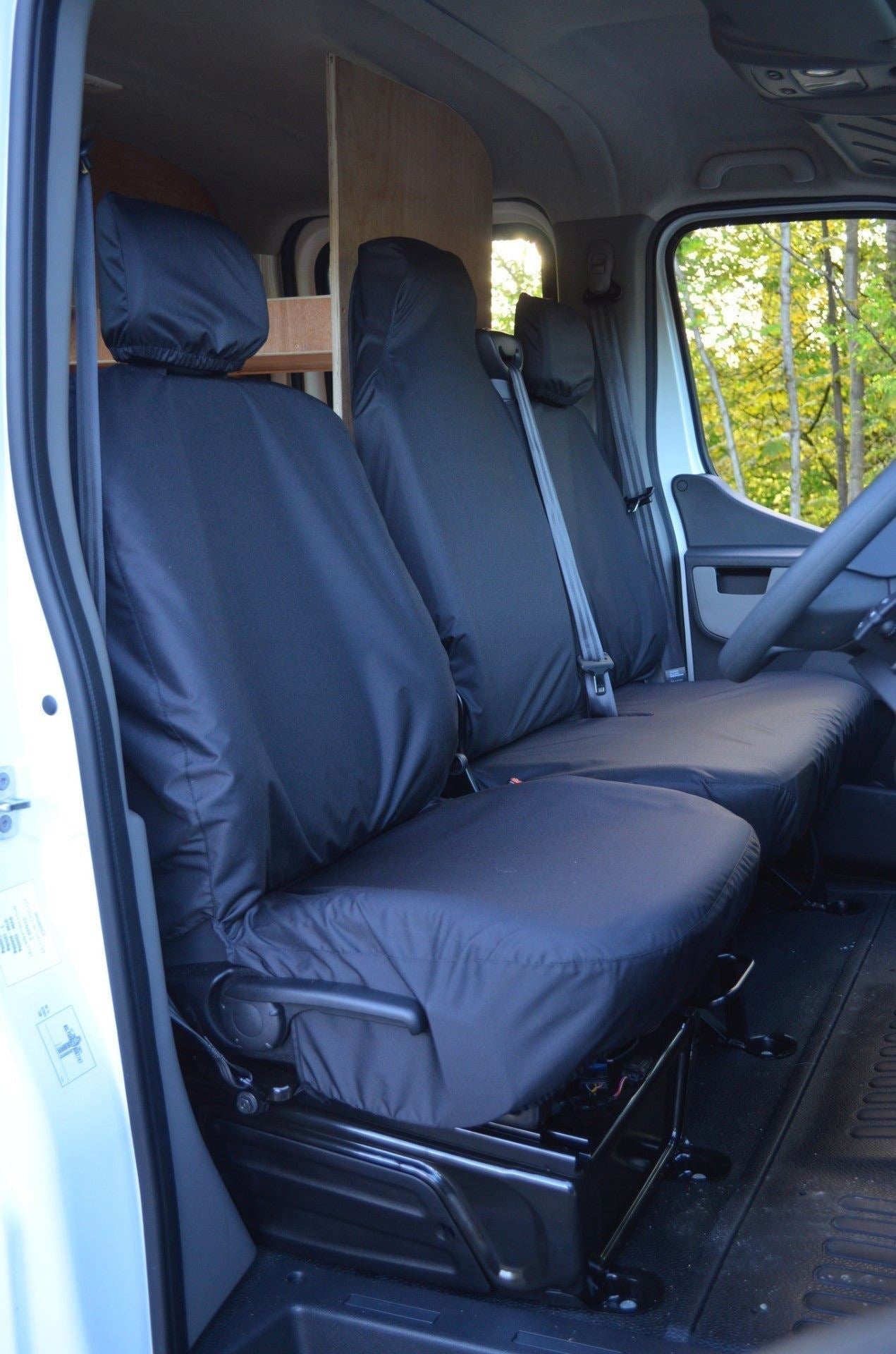 Turtle Covers Seats Tailored Seat Covers Fits Nissan Interstar Van 2022+ Tailored Front Seat Covers