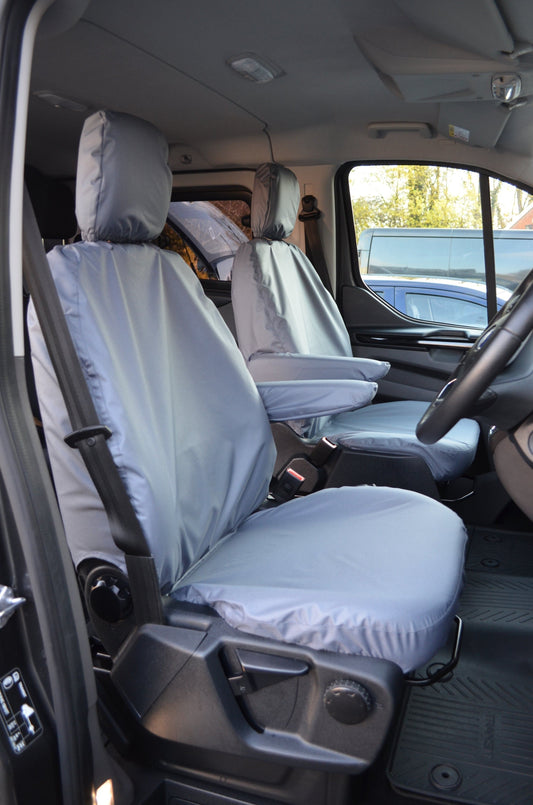 Turtle Covers Seats Tailored Seat Covers Fits Ford Custom Tourneo Shuttle Bus 2018-2023 Tailored Seat Covers