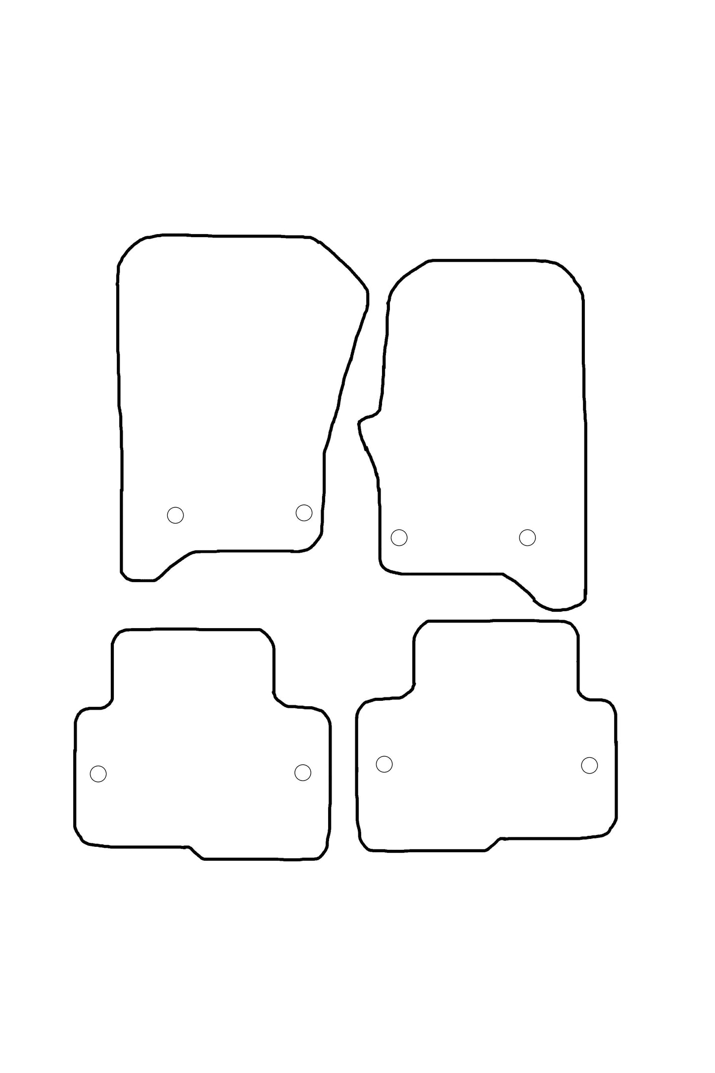 Turtle Covers Mats Tailored Rubber Mats Fits Land Rover Discovery Series 3 Tailored Rubber Mats