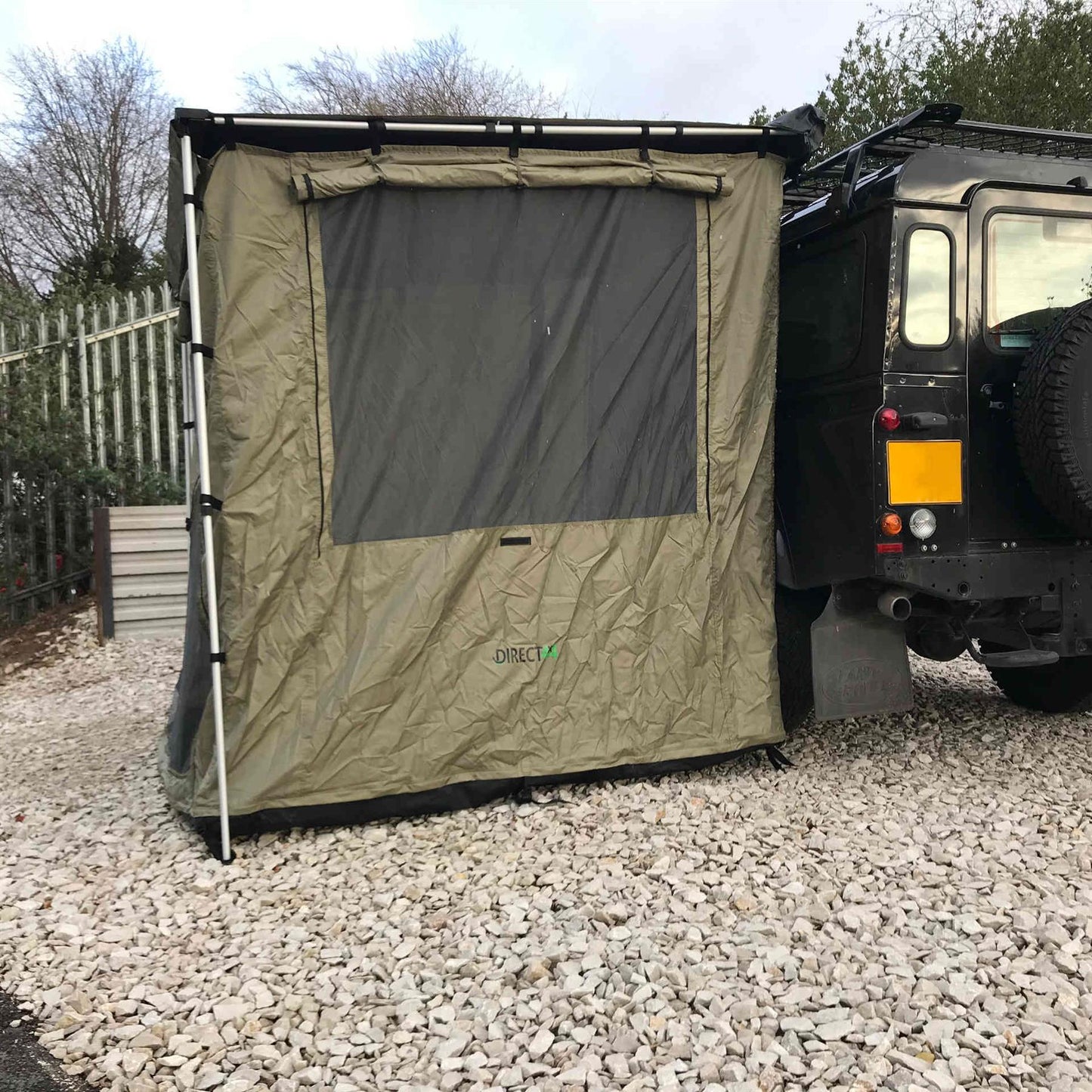 Direct4x4 Side Awning Addons & Accessories Front & Side Wall Addons for Direct4x4 Expedition Pull-Out Vehicle Side Awnings