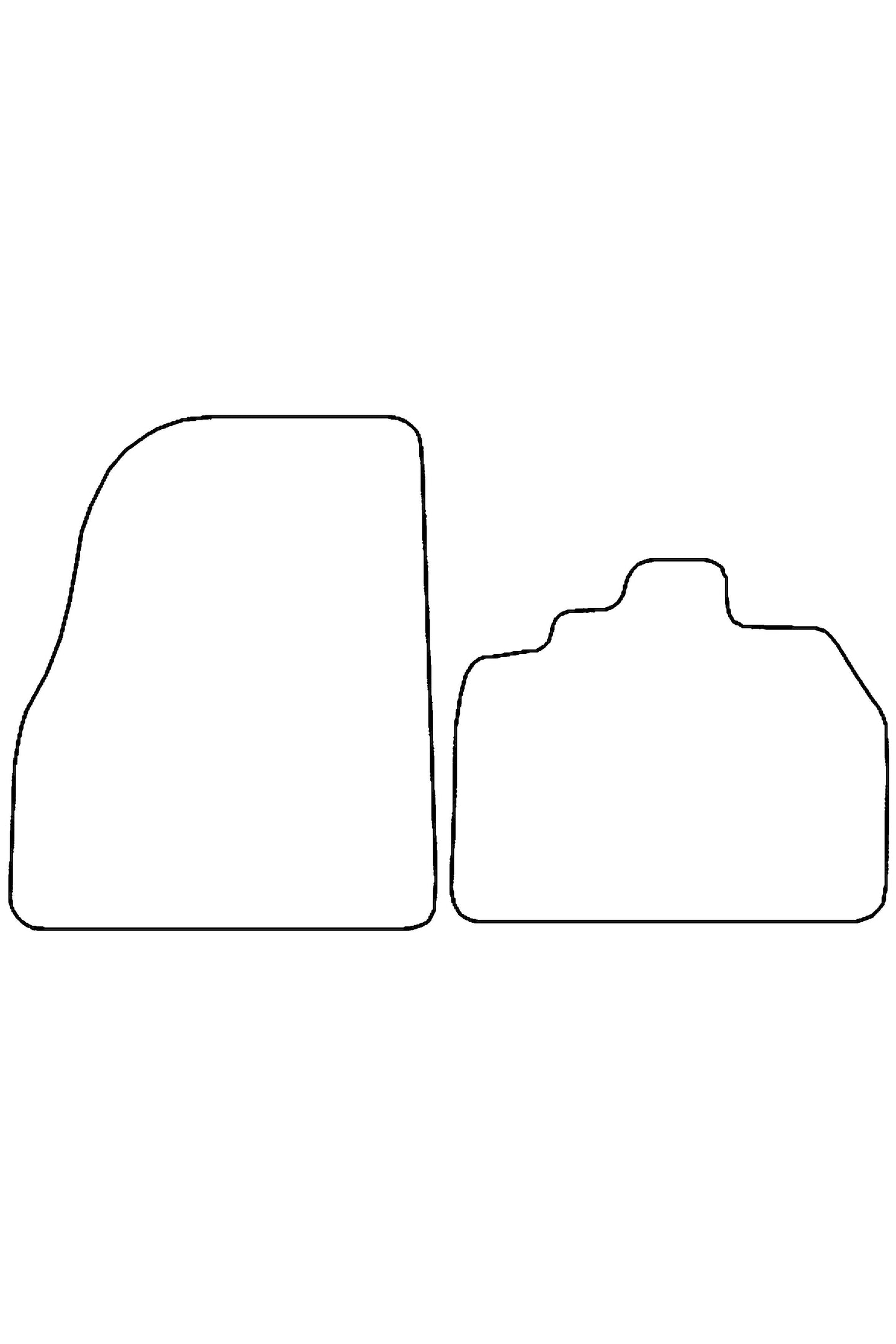 Turtle Covers Mats Tailored Rubber Mats Fits Mercedes-Benz Citan 2013-2021 Tailored Rubber Mats