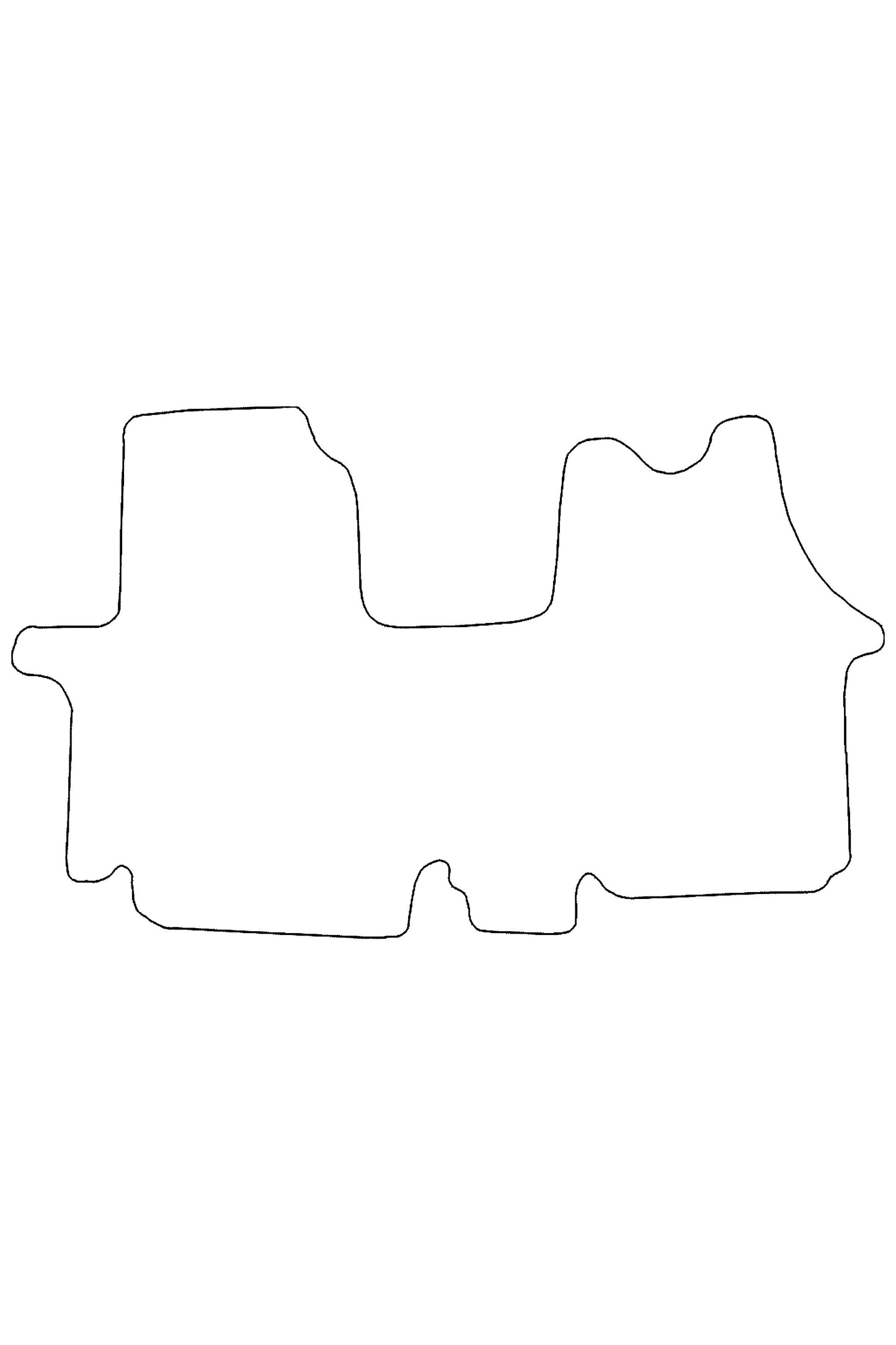 Turtle Covers Mats Tailored Rubber Mats Fits Nissan Primastar Minibus 2002-2014 Tailored Rubber Mats