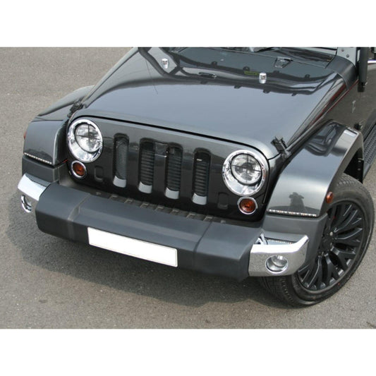 Direct4x4 Trim Accessories Front Headlight & Indicator Surrounds Jeep Wrangler JK Unlimited 2007-2017 4DR