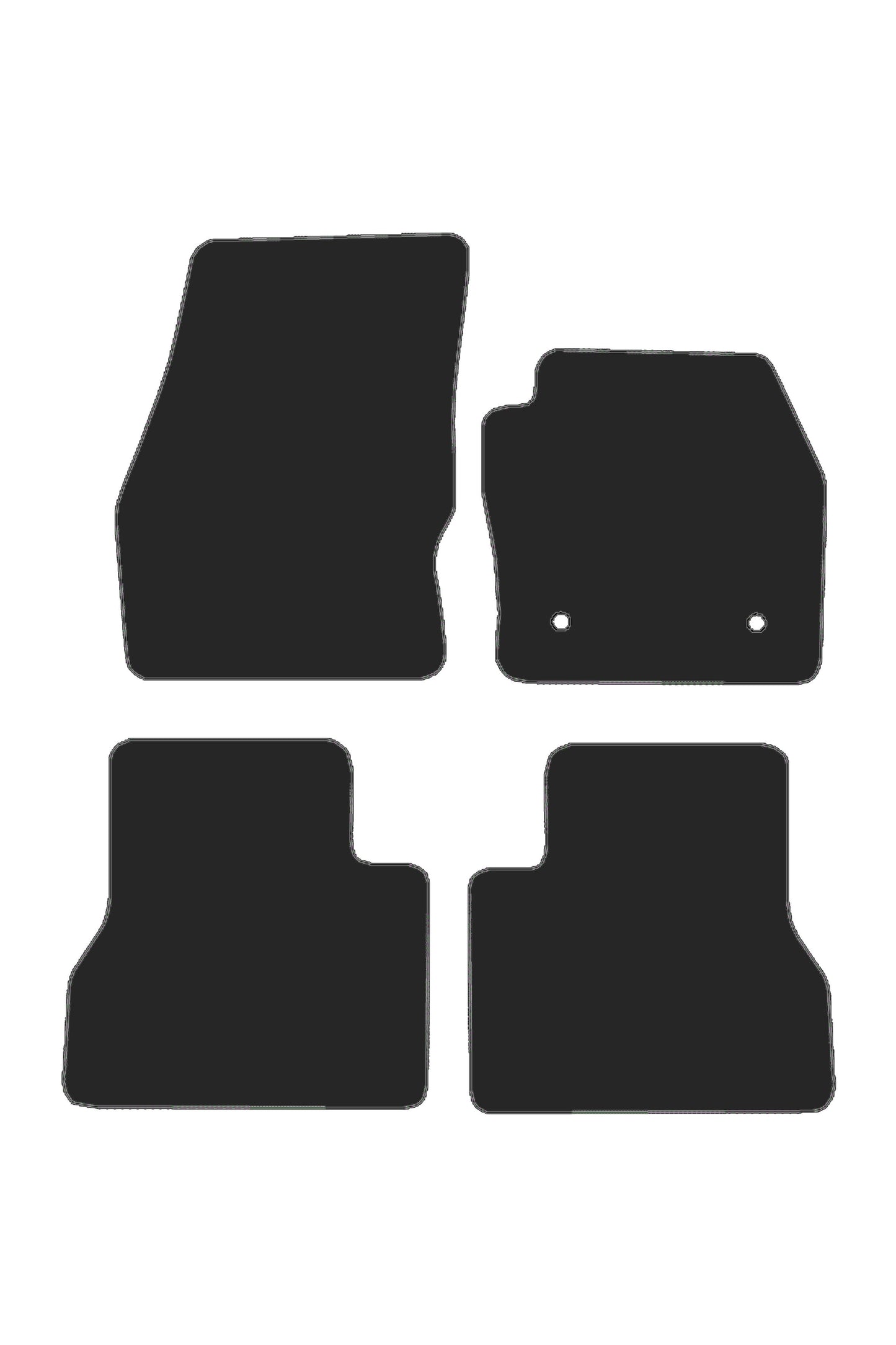 Turtle Covers Mats Tailored Rubber Mats Fits Ford Connect MPV 2014+ Tailored Rubber Mats