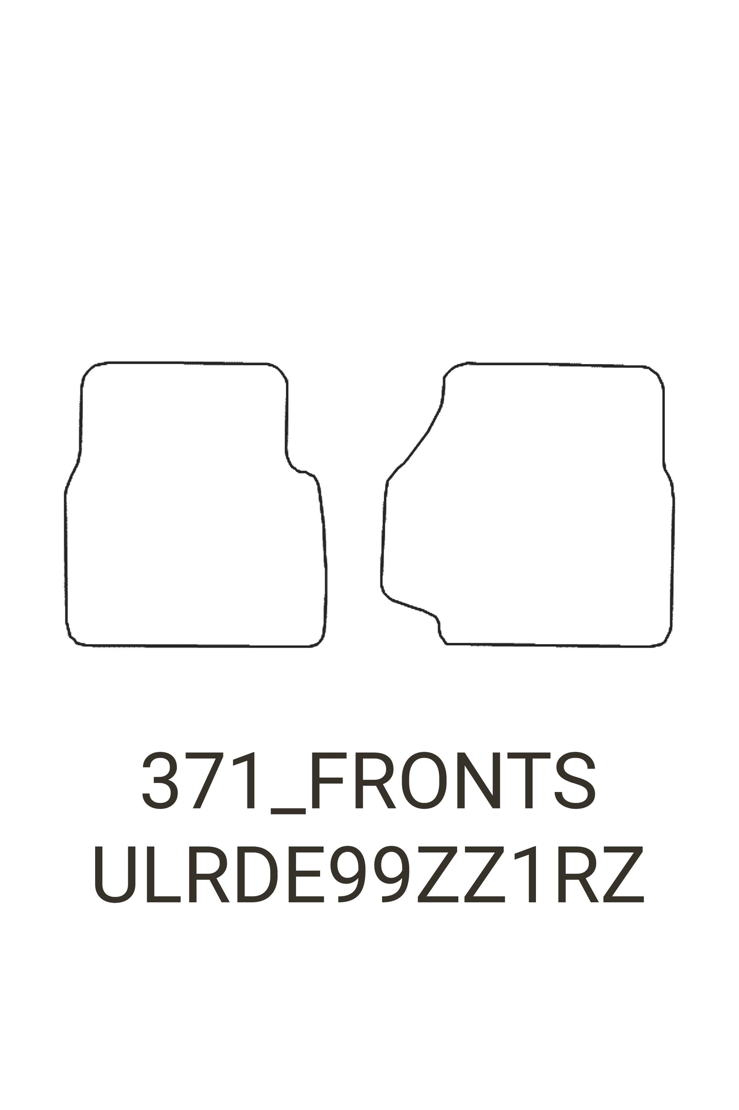 Turtle Covers Mats Tailored Rubber Mats Fits Land Rover Defender 1999-2007 Tailored Rubber Mats Front Right Hand Drive Standard