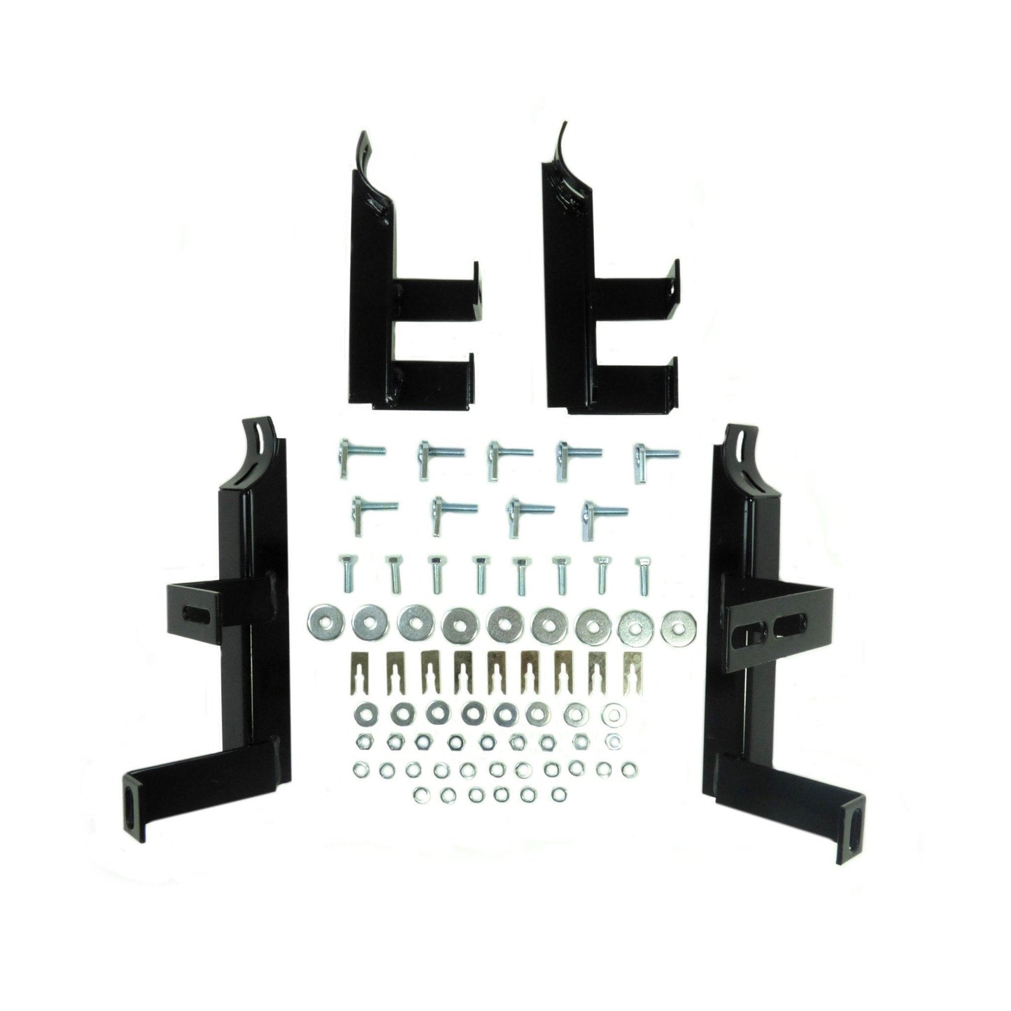 Direct4x4 Side Steps and Bars Black Powder Coated SUS201 S/Steel Side Bars for Volkswagen Transporter T6 SWB