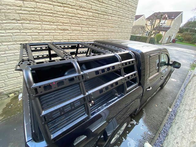 Direct4x4 Pickup Truck Cargo Racks Adjustable Expedition Load Bed Rack Frame System for Nissan Navara NP300 2015+