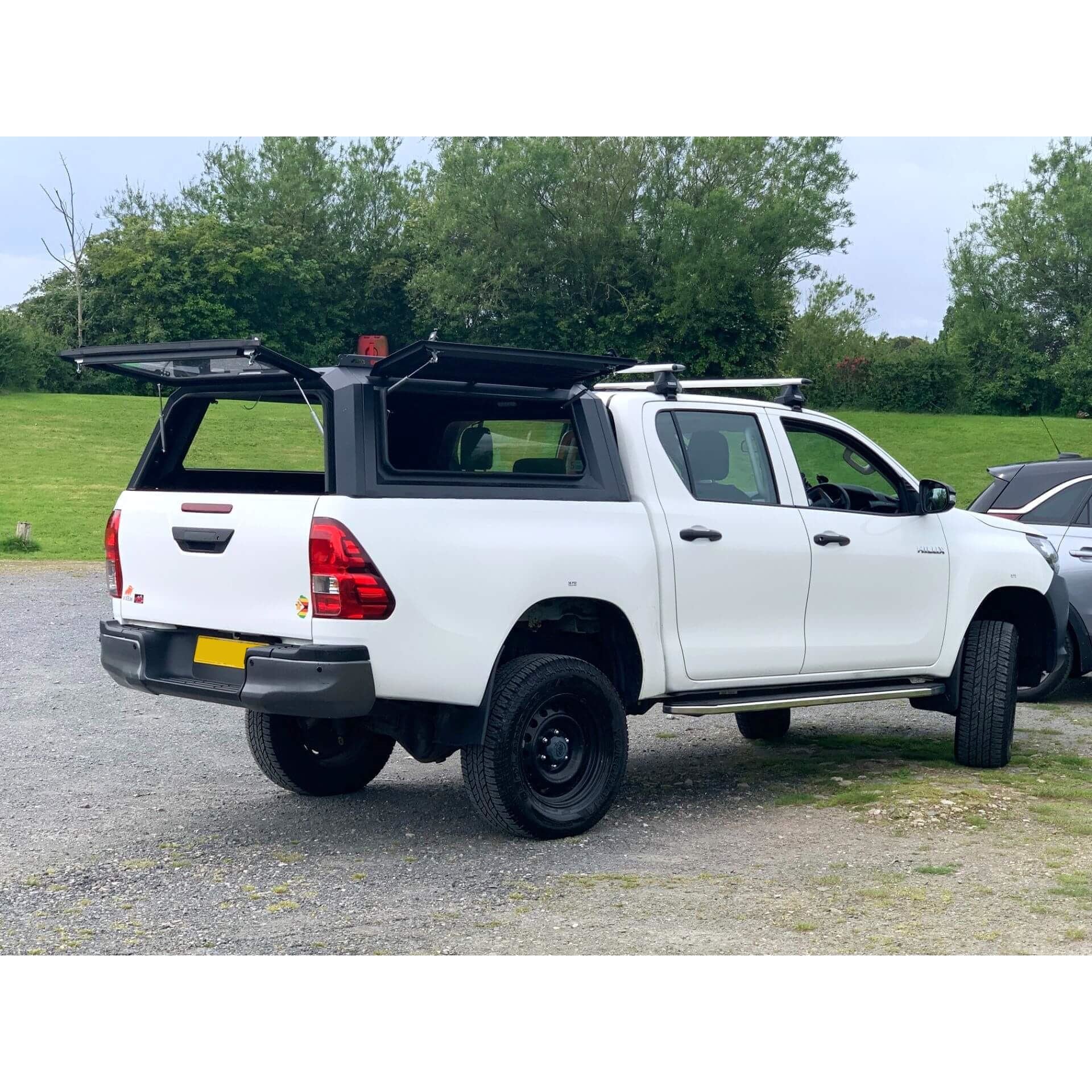 Direct4x4 Pickup Truck Hardtop Canopies Steel Expedition Load Bed Canopy for the Toyota Hilux 2016+ Double Cab