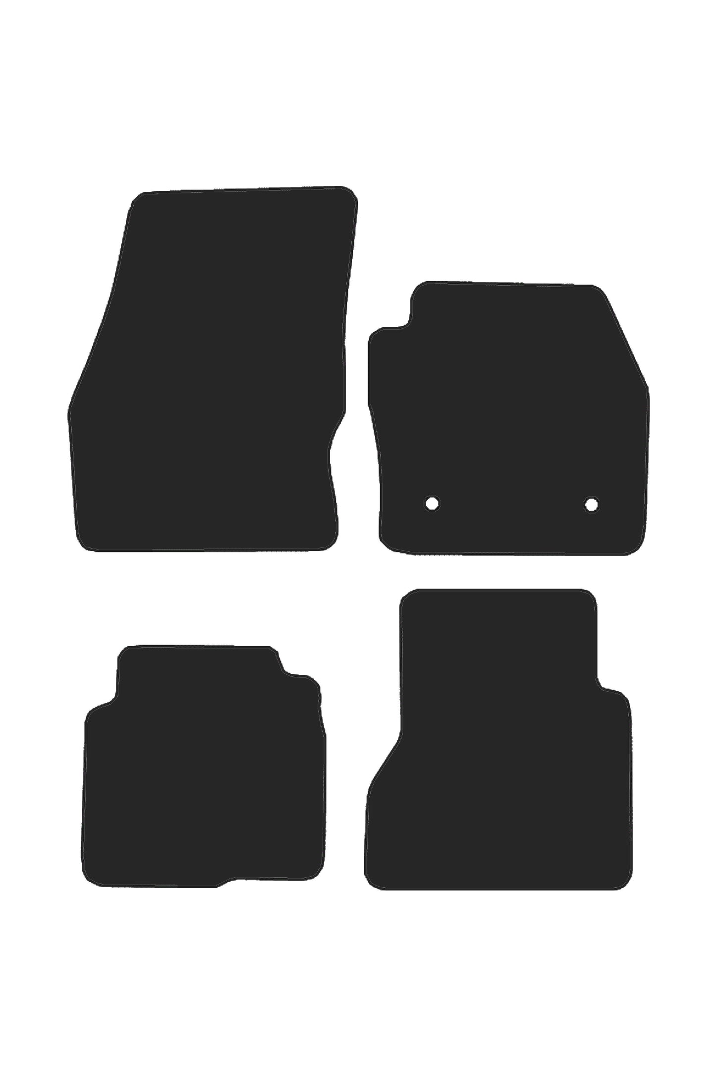 Turtle Covers Mats Tailored Rubber Mats Fits Ford Transit Connect DCIV LWB 2014+ Tailored Rubber Mats