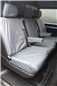 Turtle Covers Seats Tailored Seat Covers Fits Peugeot e-Expert 2020+ Crew Cab Tailored Seat Covers Right Hand Drive Rear Crew Cab Grey