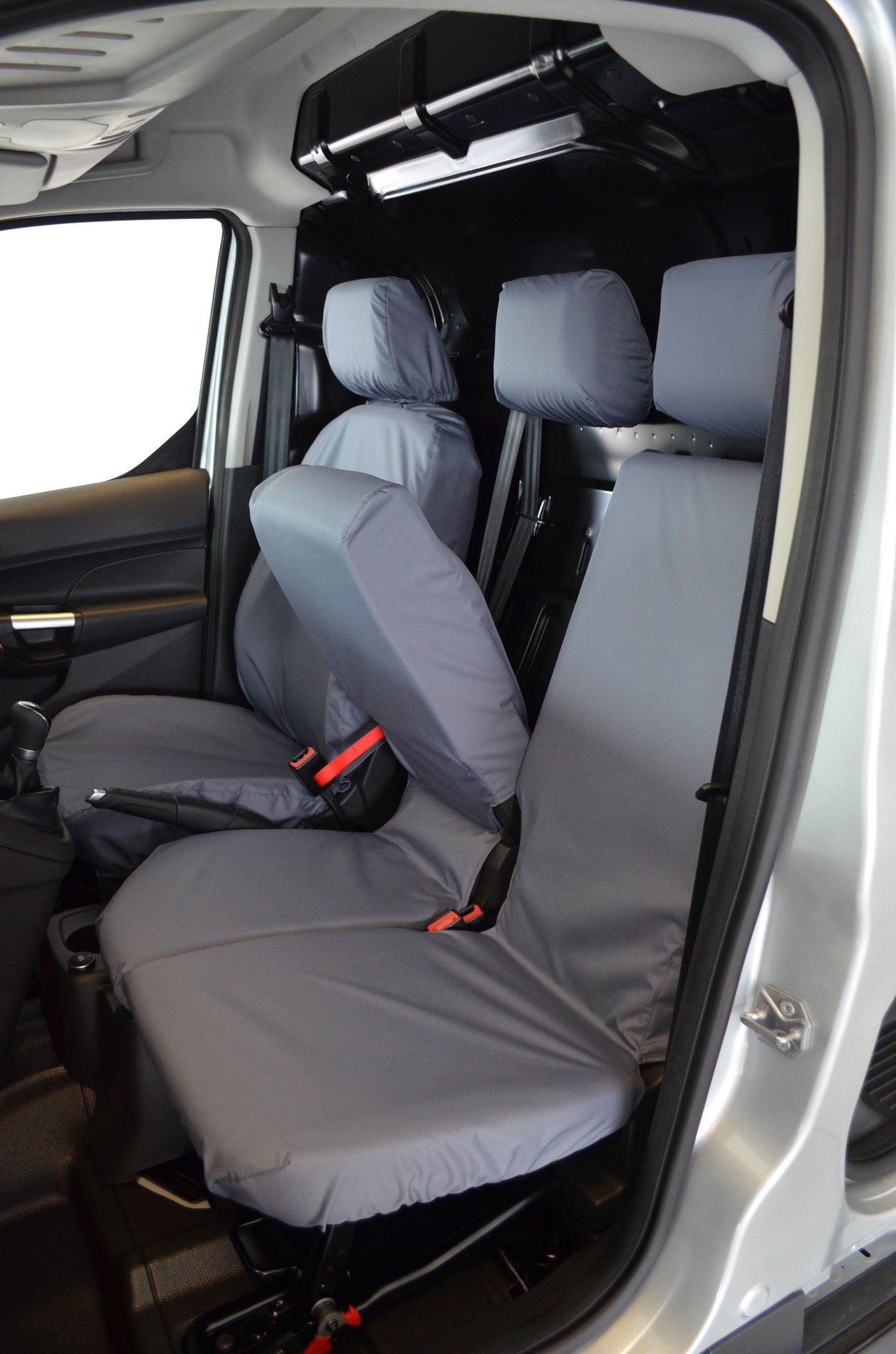 Turtle Covers Seats Tailored Seat Covers Fits Ford Transit Connect Van 2018-2024 3-Seater Front Seat Covers