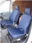 Turtle Covers Seats Tailored Seat Covers Fits Ford Transit Connect 2002-2014 Front Seat Covers Right Hand Drive Without Driver's Seat Armrest Navy Blue