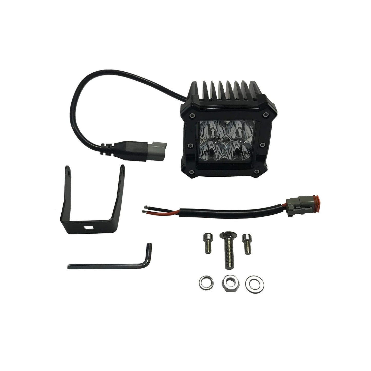 Direct4x4 Spotlight Universal Square 4LED x 5W OSRAM LED Work Spotlight