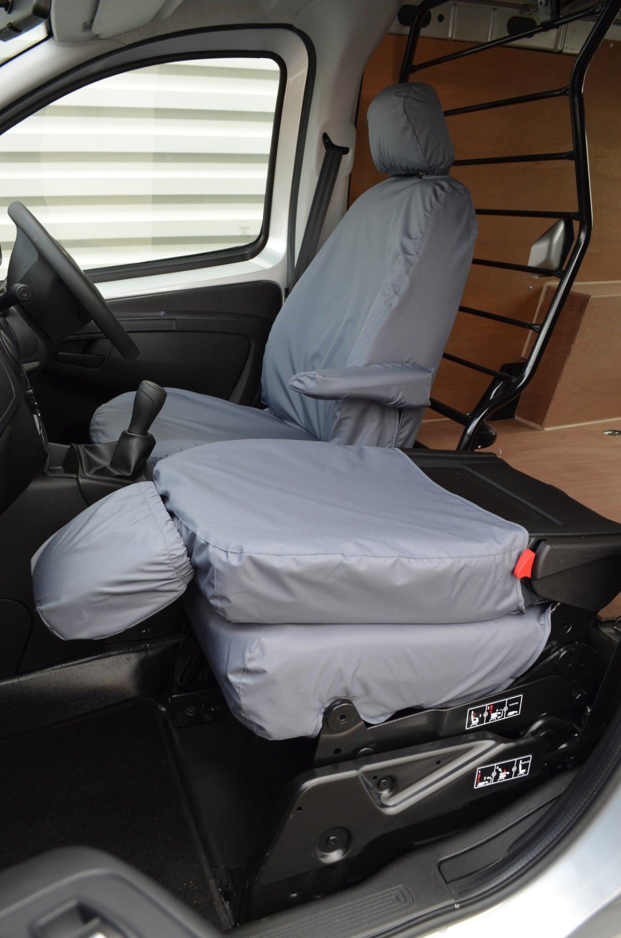 Turtle Covers Seats Tailored Seat Covers Fits Fiat Fiorino Van 2008+ Front Seat Covers