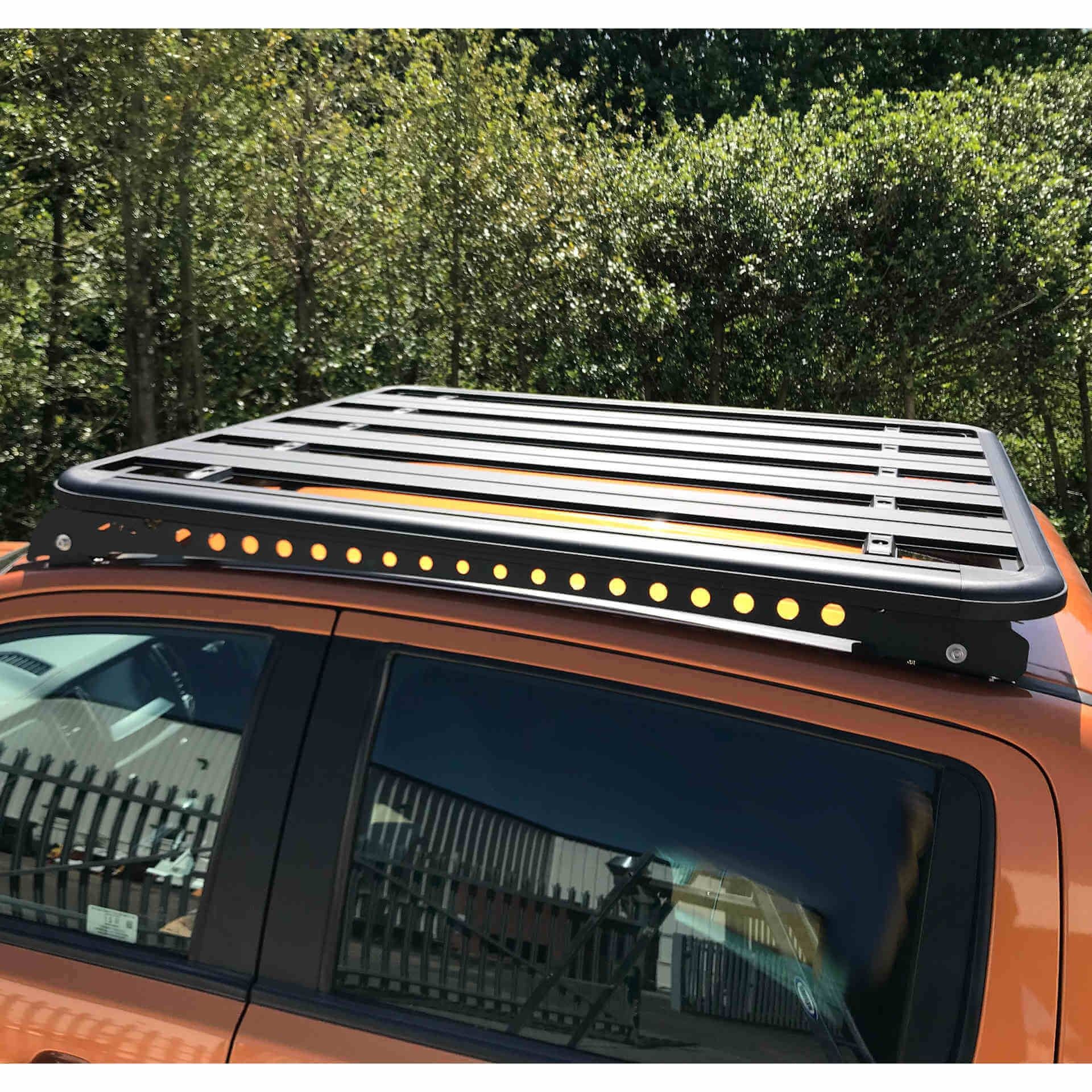 Direct4x4 Roof Racks AluMod Low Profile 135cm x 125cm Roof Rack for Ford Ranger 2015+ MK3 T6 (P375)