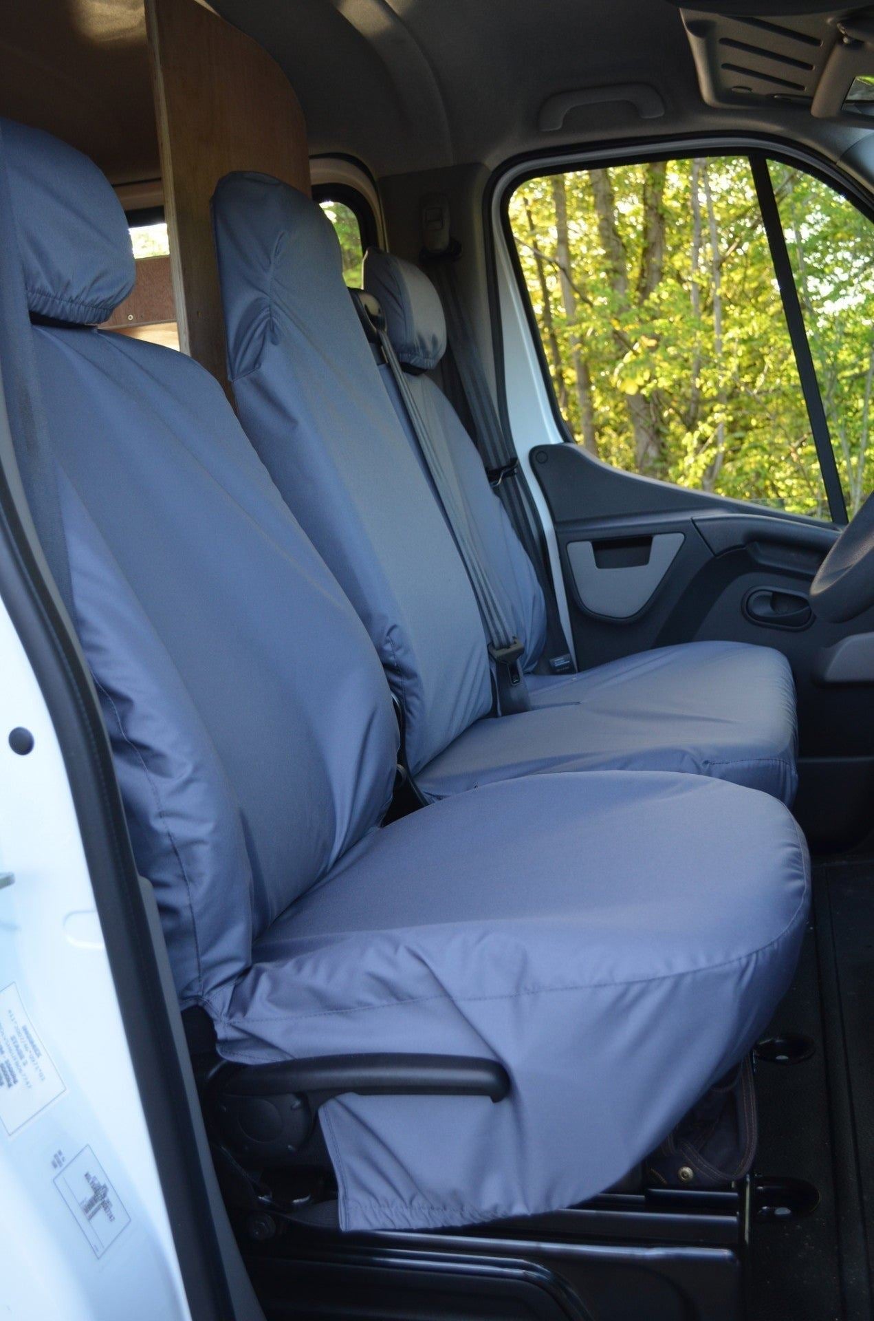 Turtle Covers Seats Tailored Seat Covers Fits Nissan Interstar Van 2022+ Tailored Front Seat Covers