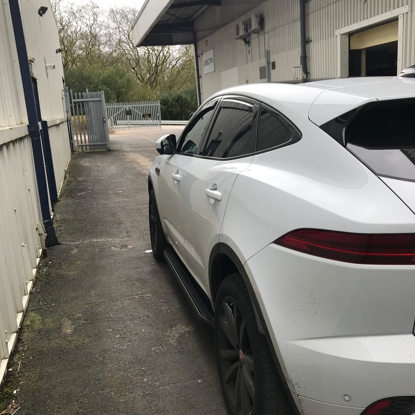 Direct4x4 Side Steps and Bars Black Raptor Side Steps Running Boards for Jaguar E-PACE 2018+