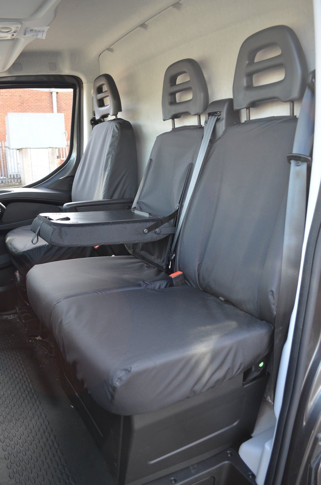 Turtle Covers Seats Tailored Seat Covers Fits Iveco Daily Van 2014-2022 Tailored Front Seat Covers