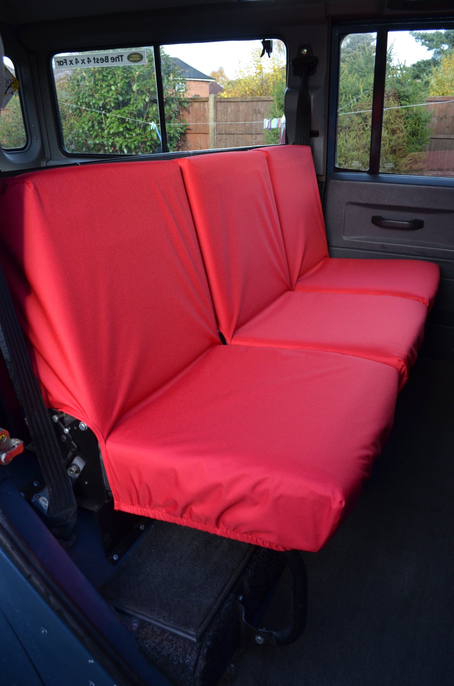 Turtle Covers Seats Tailored Seat Covers Fits Land Rover Defender 1983-2007 Rear Seat Covers