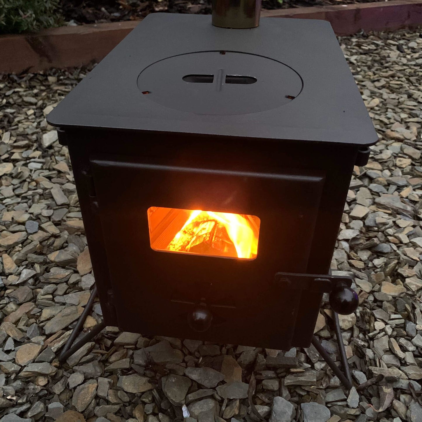 Direct4x4 Expedition Camping Stoves Wood Burning Cubed Outdoor Expedition Overland Camping Cooking Stove