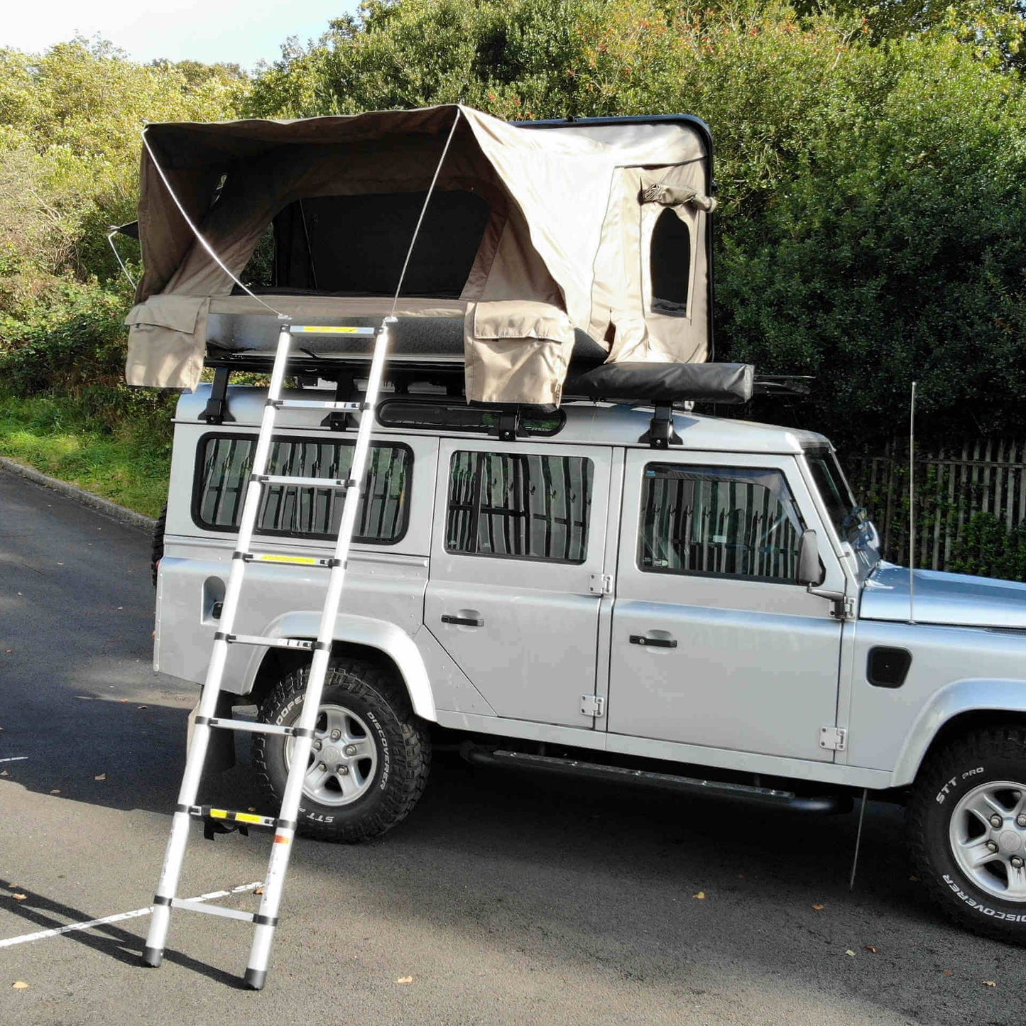 Direct4x4 Roof Top Tents RoofTrekk Expedition Roof Top Camping Tent with Optional Annex Room Addon
