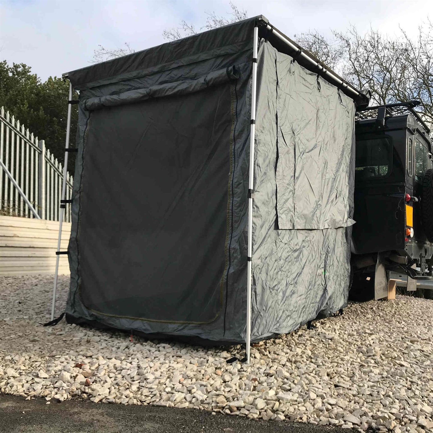 Direct4x4 Side Awning Addons & Accessories Front & Side Wall Addons for Direct4x4 Expedition Pull-Out Vehicle Side Awnings