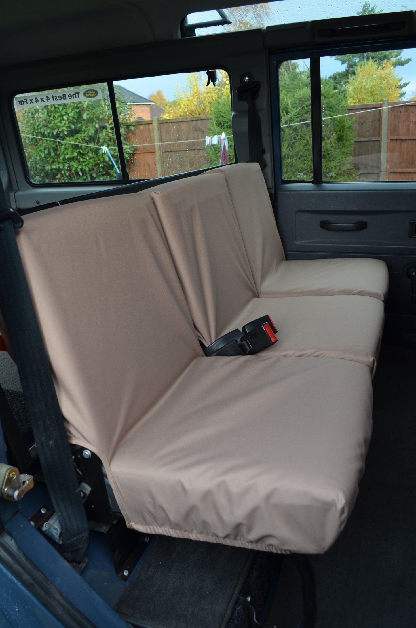 Turtle Covers Seats Tailored Seat Covers Fits Land Rover Defender 1983-2007 Rear Seat Covers