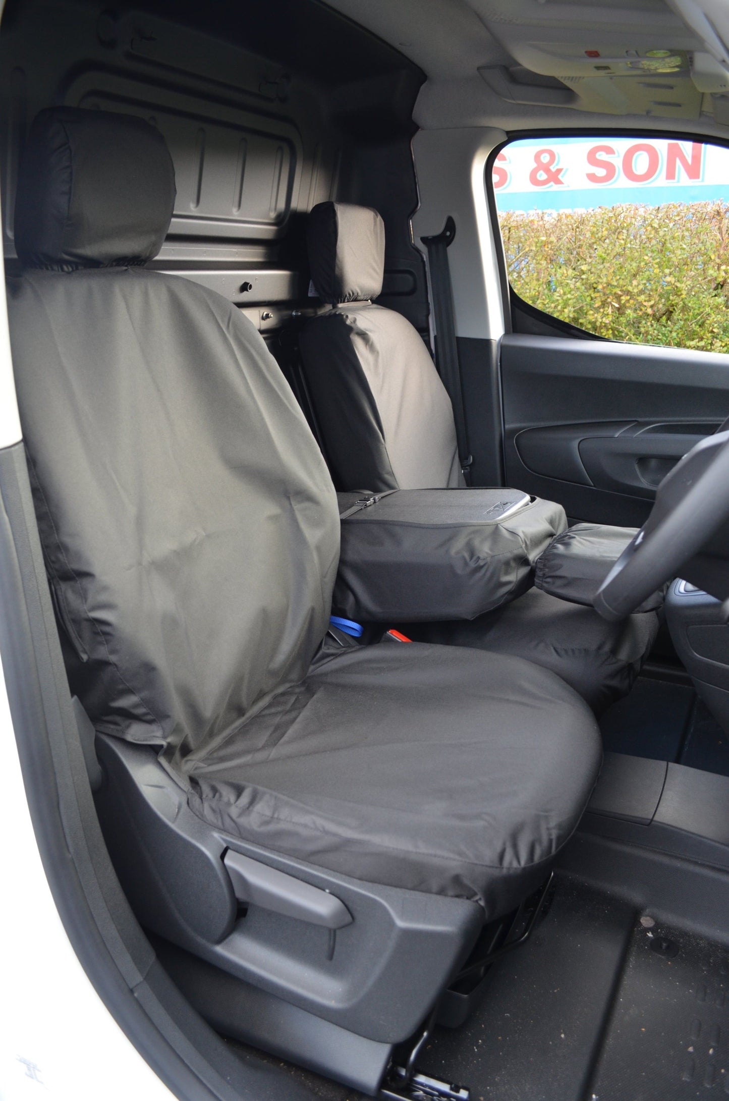 Turtle Covers Seats Tailored Seat Covers Fits Peugeot e-Partner 2021+ Front Seat Covers