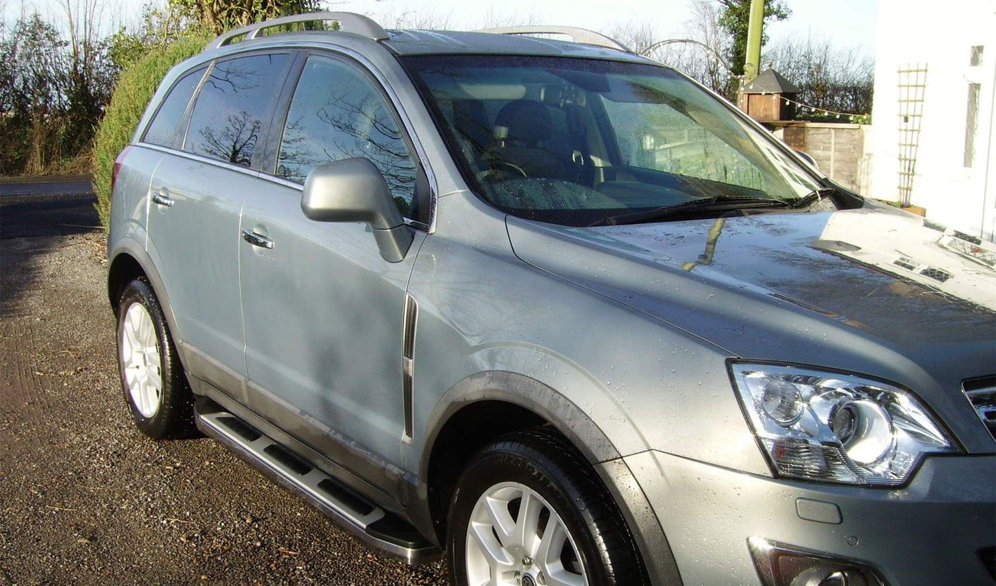 Direct4x4 Side Steps and Bars Suburban Side Steps Running Boards for Vauxhall Opel Antara 2006-2013