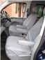 Turtle Covers Seats Tailored Seat Covers Fits VW Volkswagen Transporter T5 2003-2009 Front Seat Covers With Armrests Driver's Seat & Single Passenger Grey