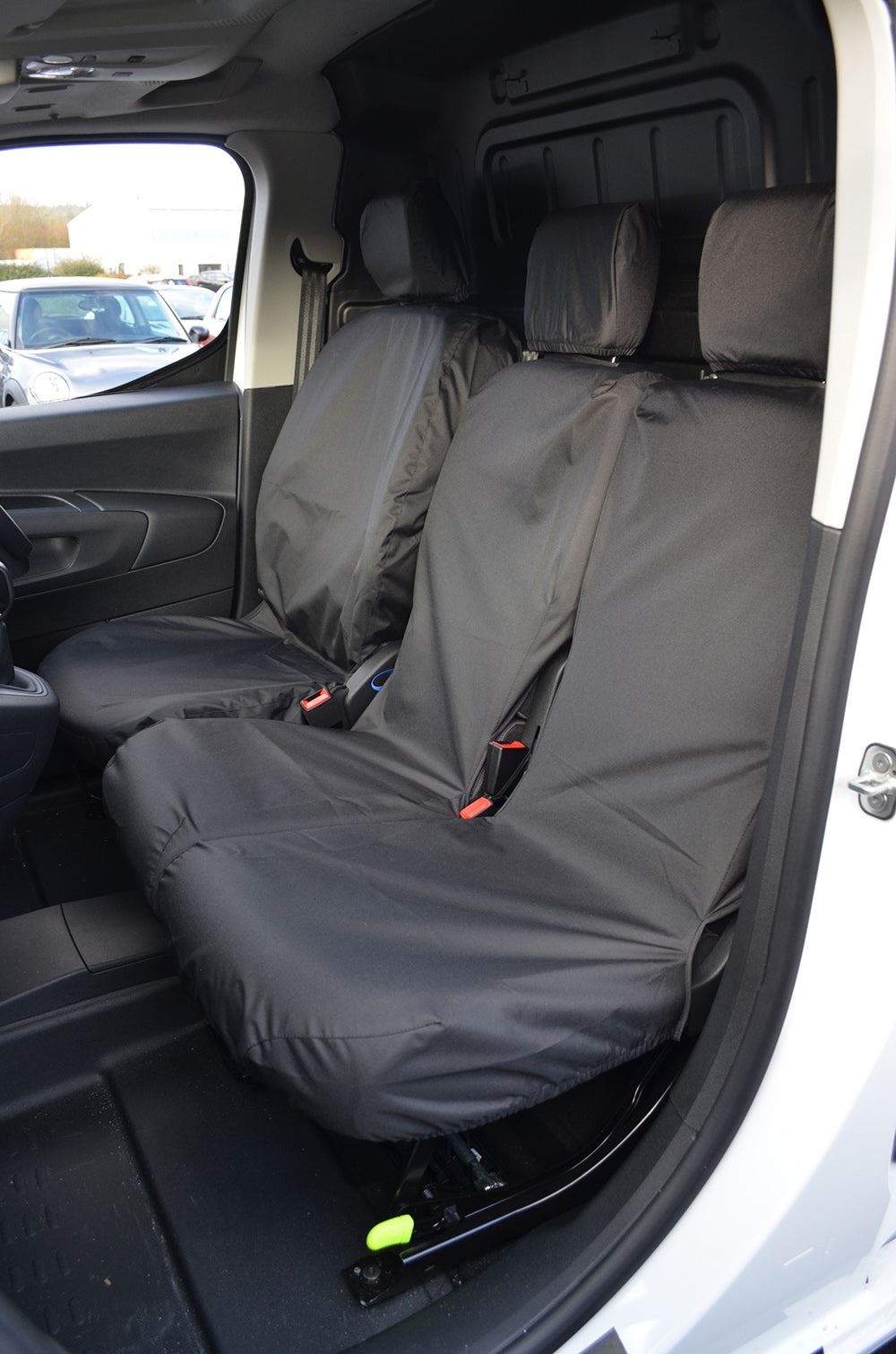 Turtle Covers Seats Tailored Seat Covers Fits Peugeot Partner Van 2018+ Front Seat Covers