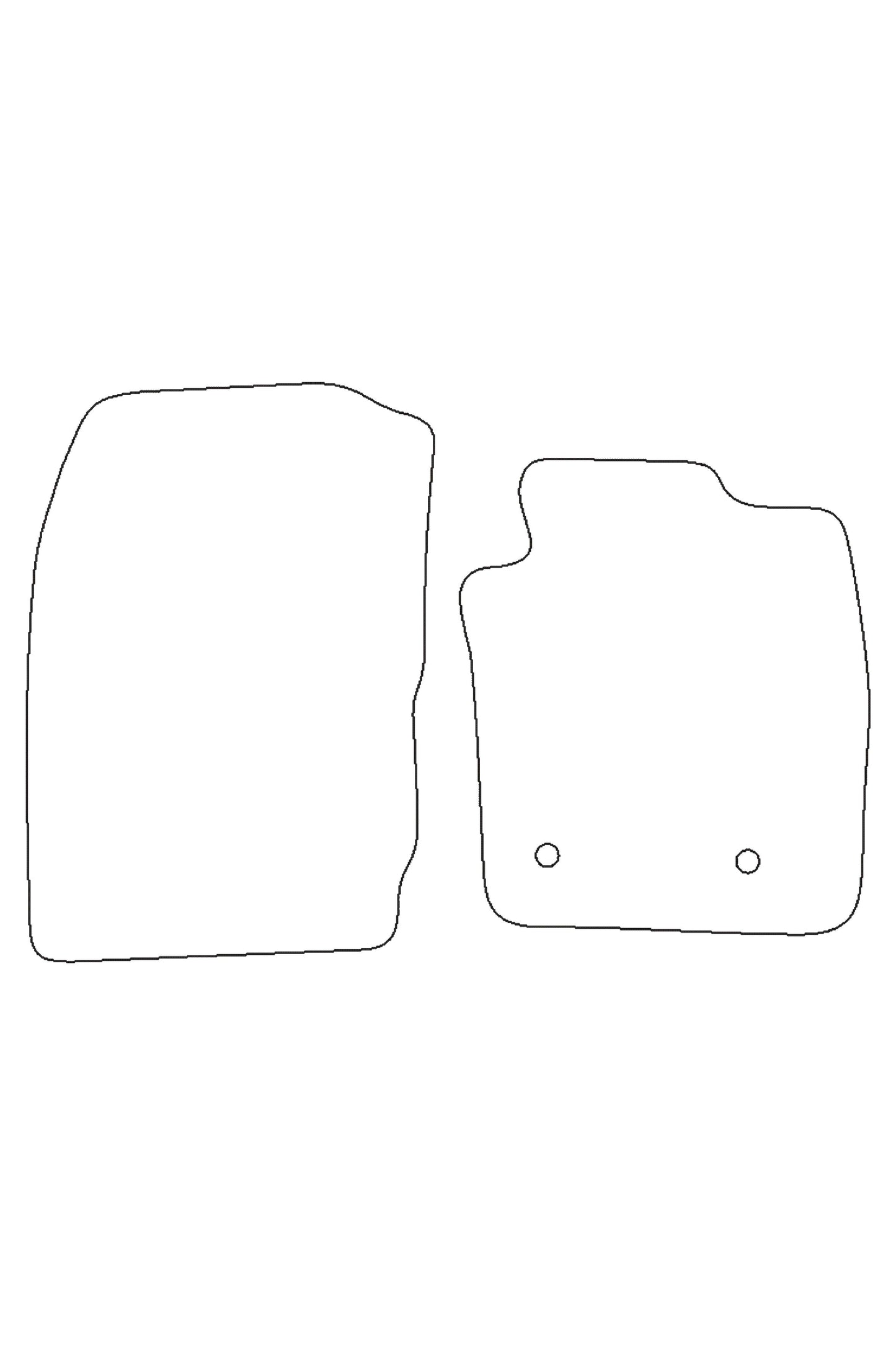 Turtle Covers Mats Tailored Rubber Mats Fits Ford Courier 2014-2023 Tailored Rubber Mats