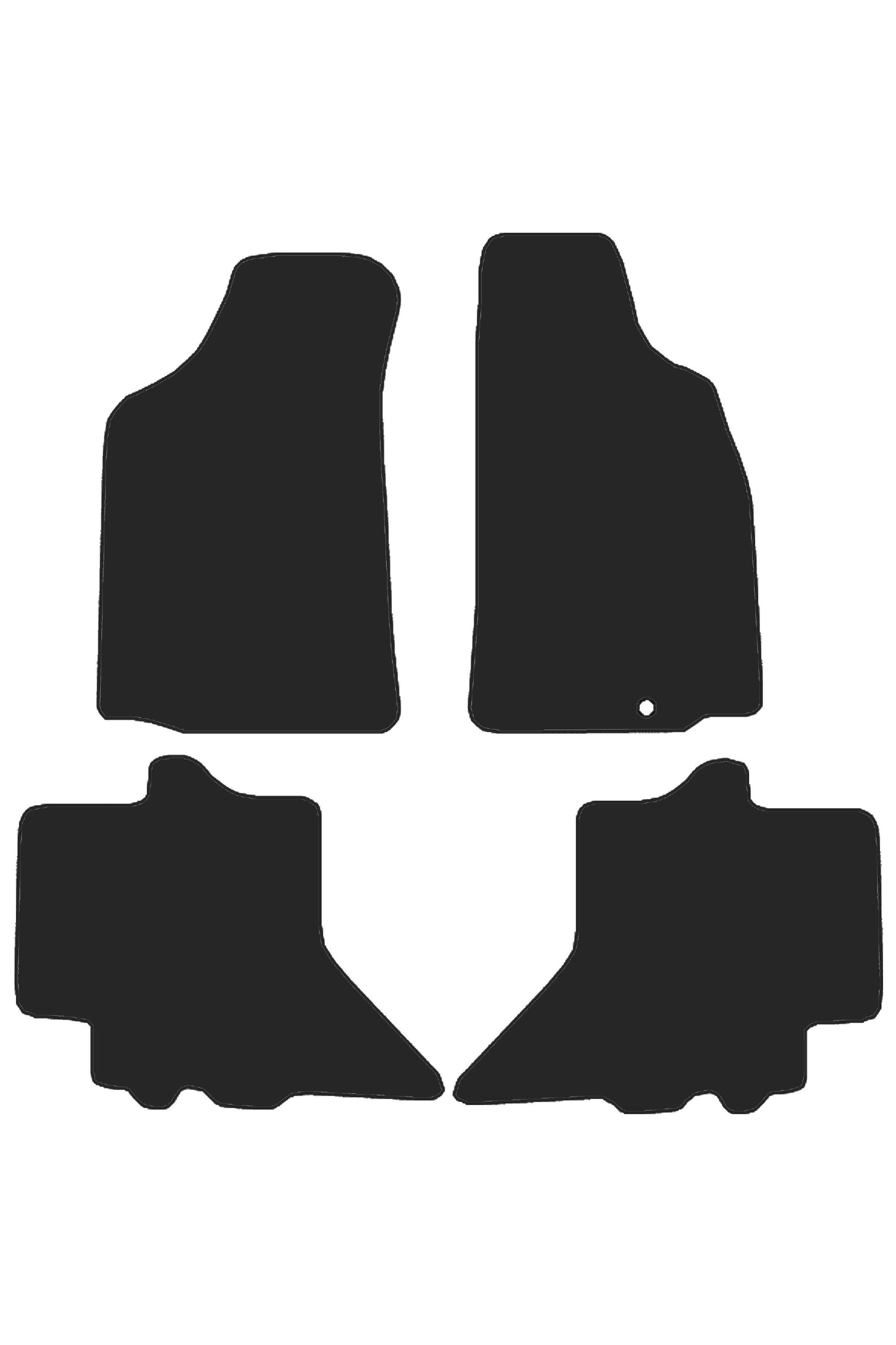 Turtle Covers Mats Tailored Rubber Mats Fits Ford Ranger 2006-2012 Tailored Front & Rear Rubber Mats