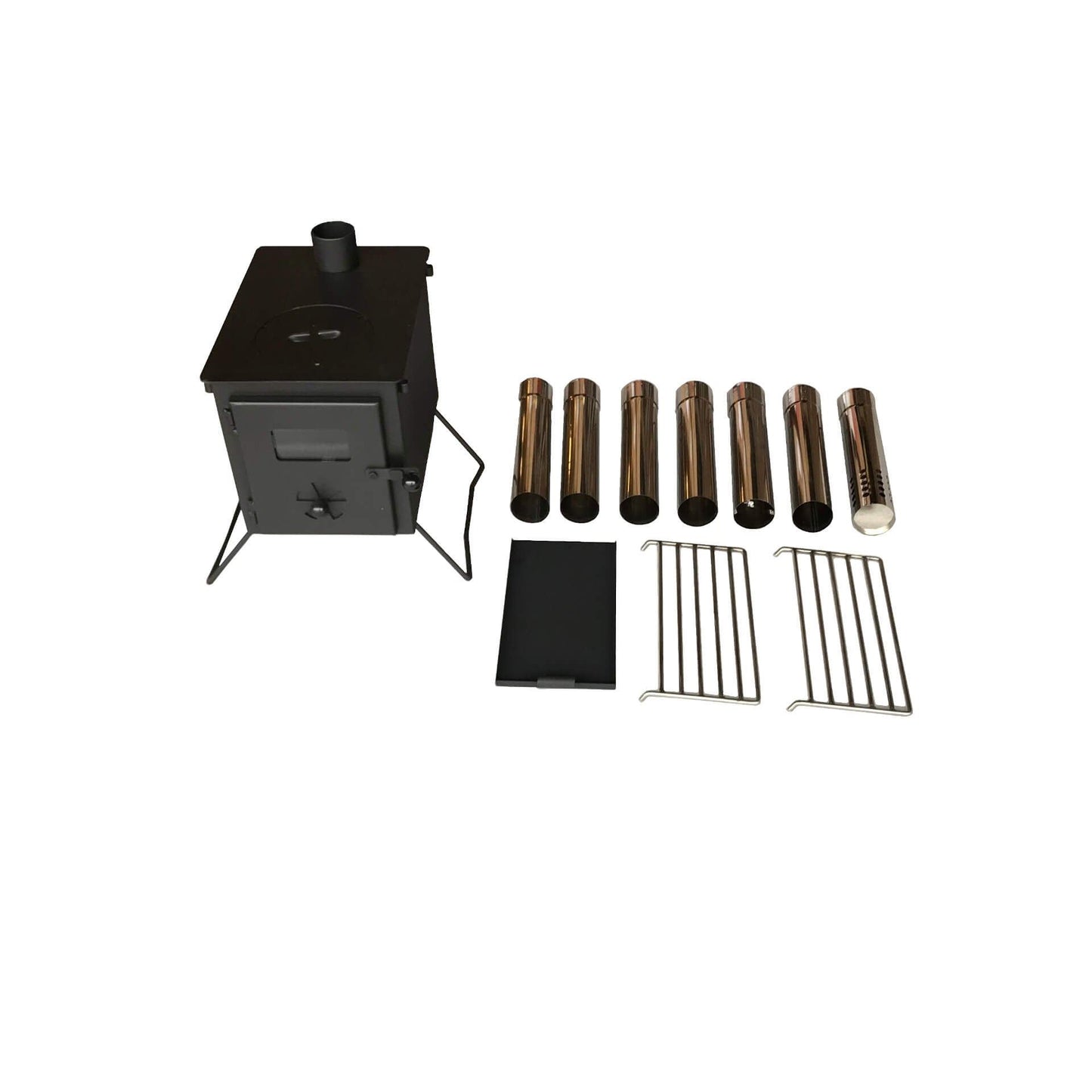 Direct4x4 Expedition Camping Stoves Wood Burning Cubed Outdoor Expedition Overland Camping Cooking Stove