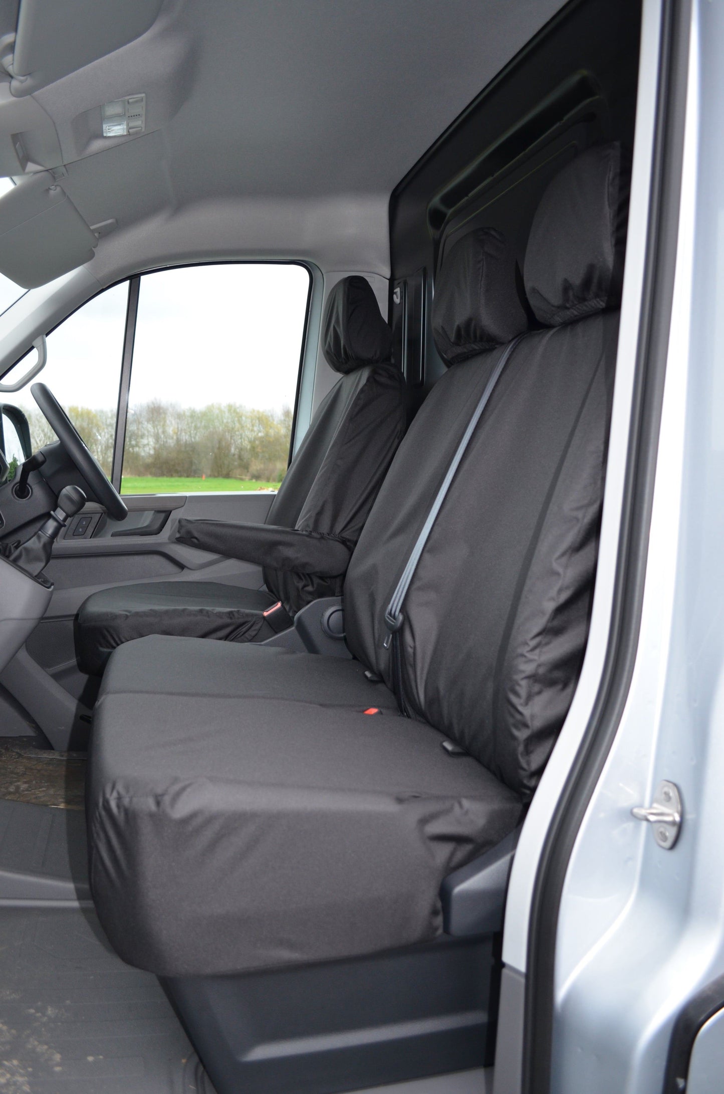 Turtle Covers Seats Tailored Seat Covers Fits VW Volkswagen e-Crafter 2022+ Van Seat Covers