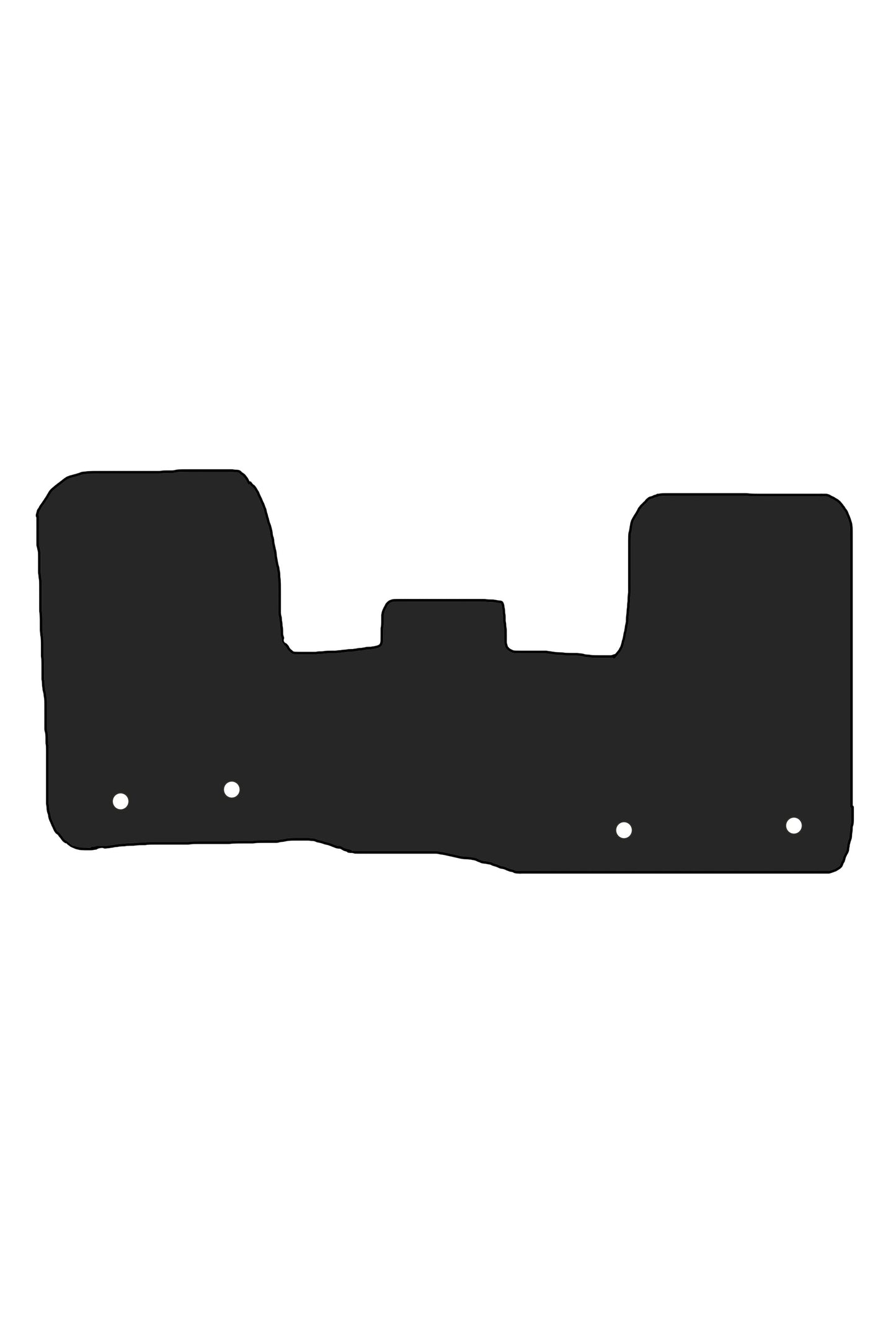 Turtle Covers Mats Tailored Rubber Mats Fits Ford Custom 2013-2023 Tailored Front Rubber Mats