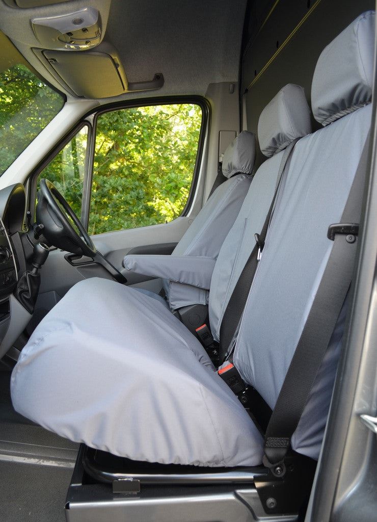 Turtle Covers Seats Tailored Seat Covers Fits VW Volkswagen Crafter 2006-2009 Van Tailored & Waterproof Seat Covers