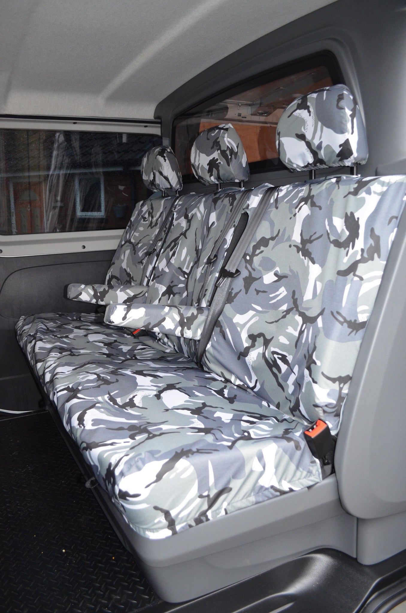 Turtle Covers Seats Tailored Seat Covers Fits Nissan Primastar Crew Cab 2022+ Tailored Rear Seat Covers