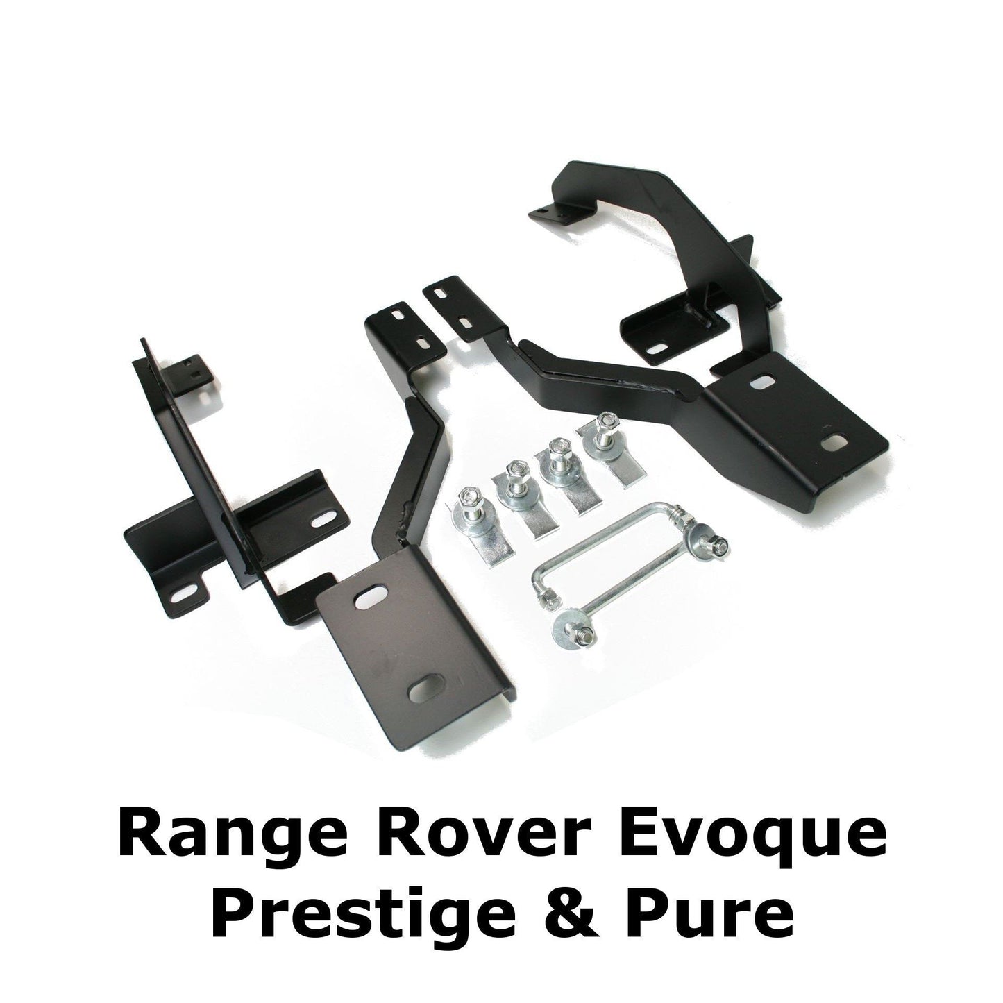 Direct4x4 Side Steps and Bars Black Raptor Side Steps Running Board for Range Rover Evoque Pure/Prestige 11-18