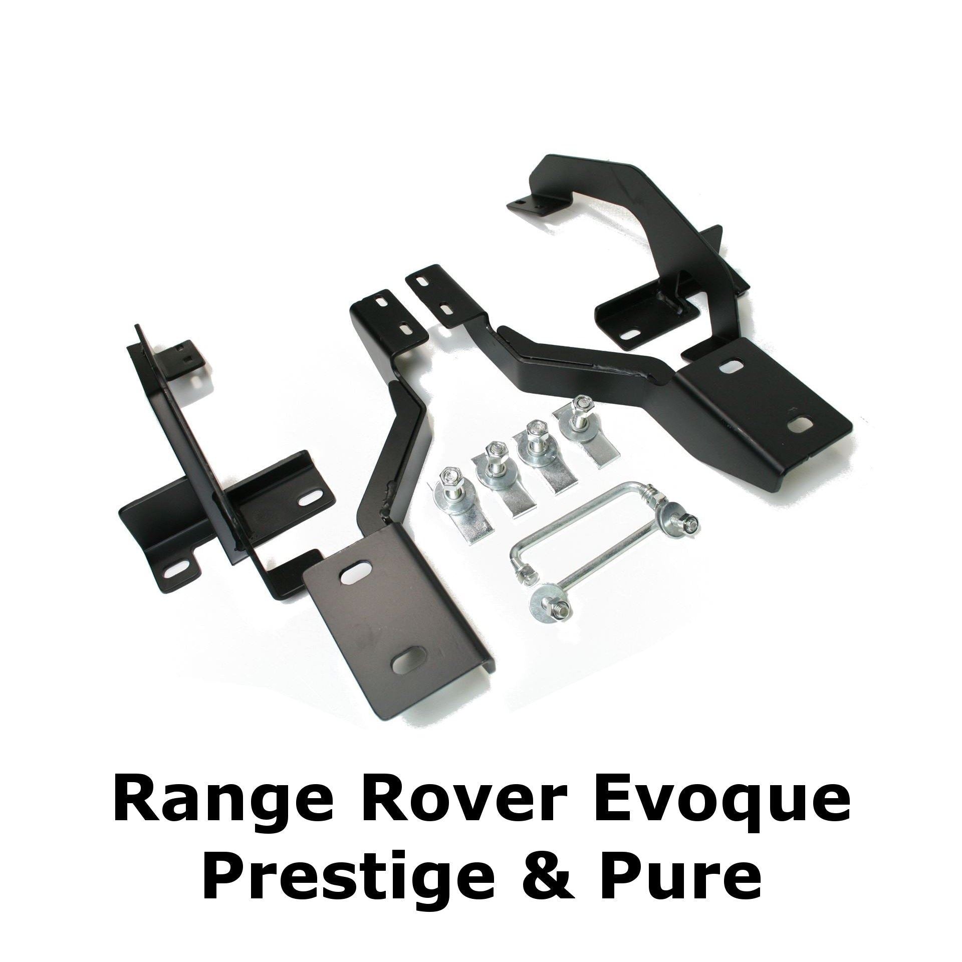 Direct4x4 Side Steps and Bars Black Raptor Side Steps Running Board for Range Rover Evoque Pure/Prestige 11-18