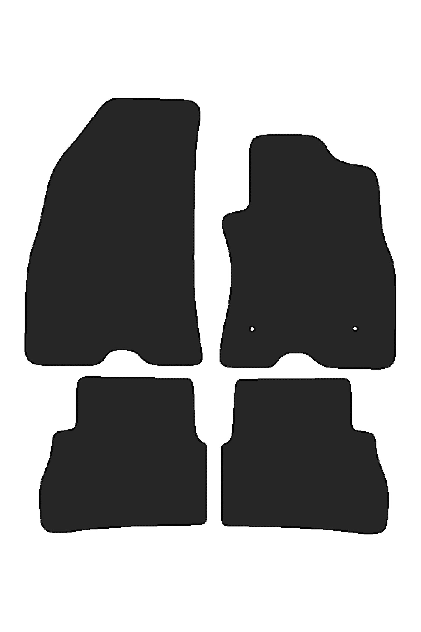 Turtle Covers Mats Tailored Rubber Mats Fits Fiat Doblo 2010-2022 Tailored Rubber Mats