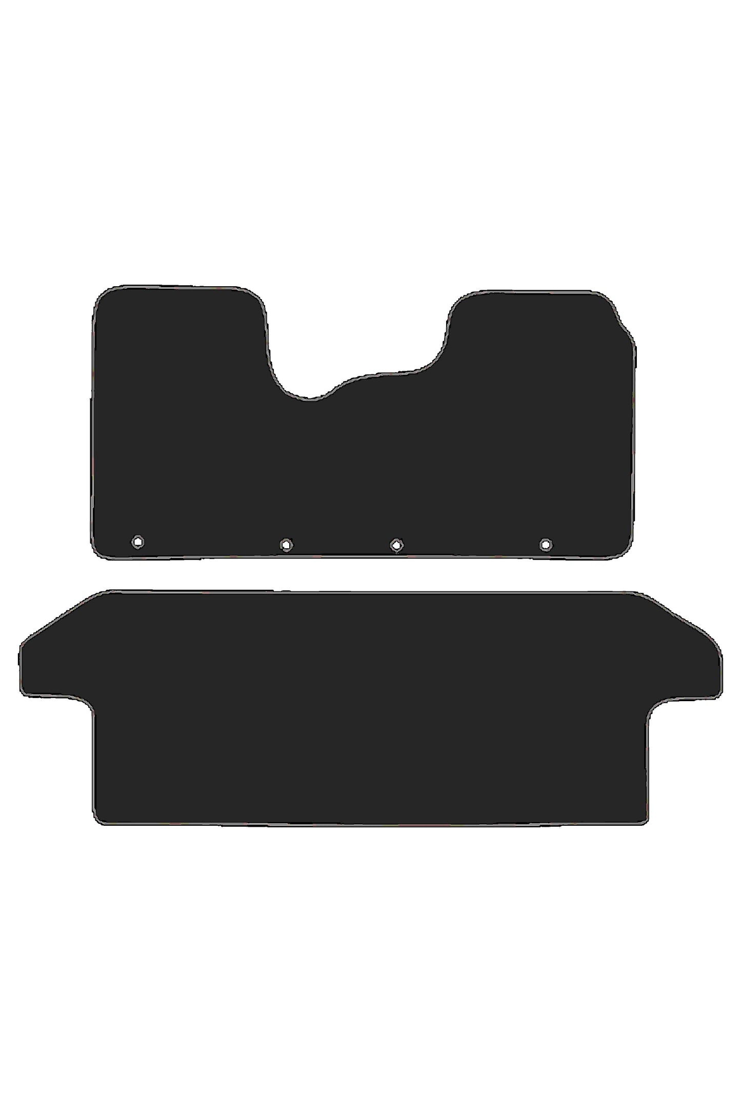 Turtle Covers Mats Tailored Rubber Mats Fits Fiat Talento 2016+ Tailored Crew Cab Rubber Mats