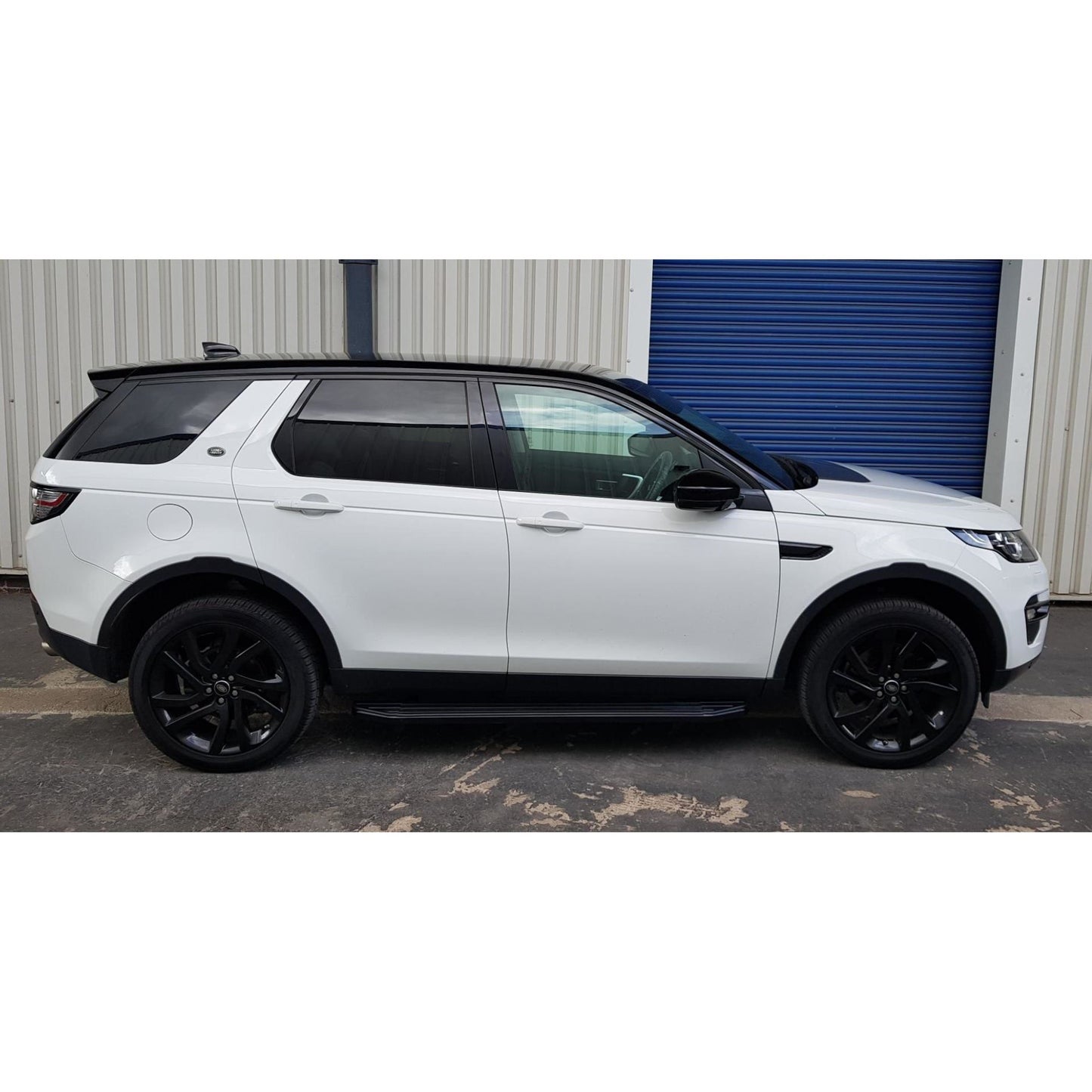 Direct4x4 Side Steps and Bars Black Raptor Side Steps Running Boards for Land Rover Discovery Sport 2014-2019