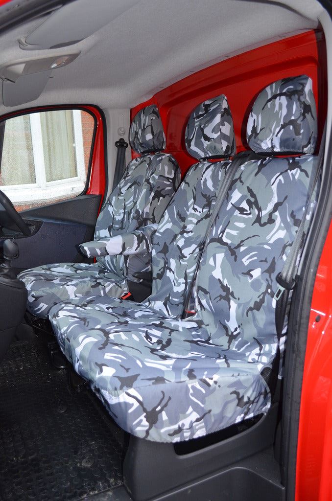 Turtle Covers Seats Tailored Seat Covers Fits Nissan Primastar Crew Cab 2022+ Tailored Rear Seat Covers
