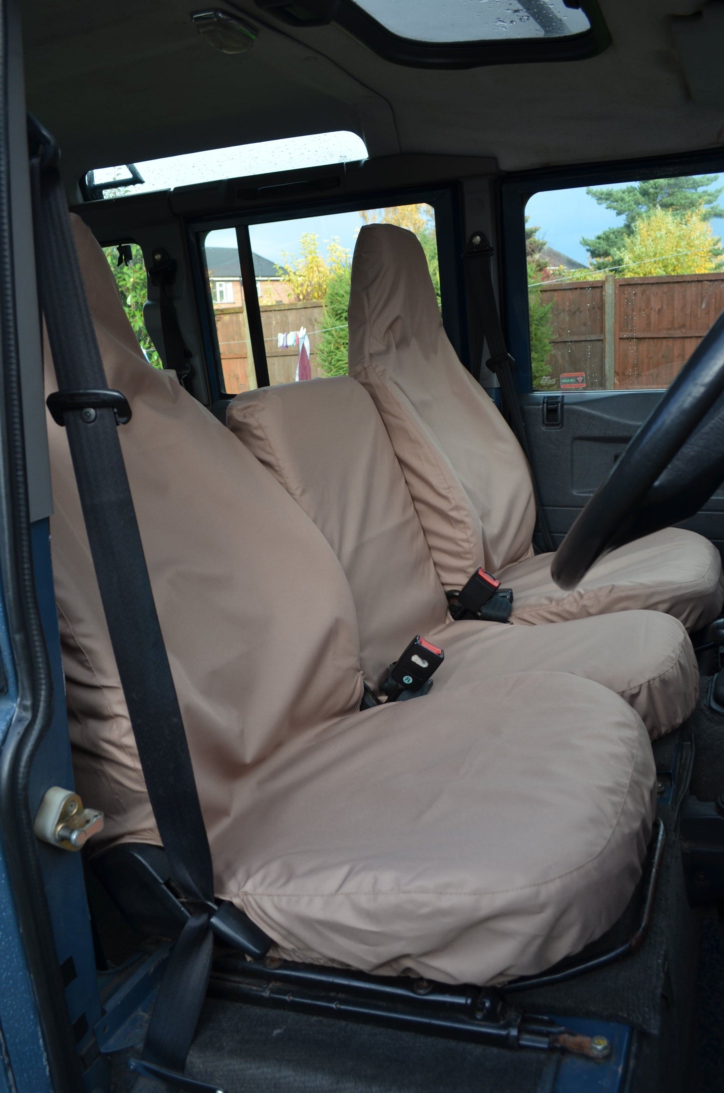 Turtle Covers Seats Tailored Seat Covers Fits Land Rover Defender 1983-2007 Front Seat Covers