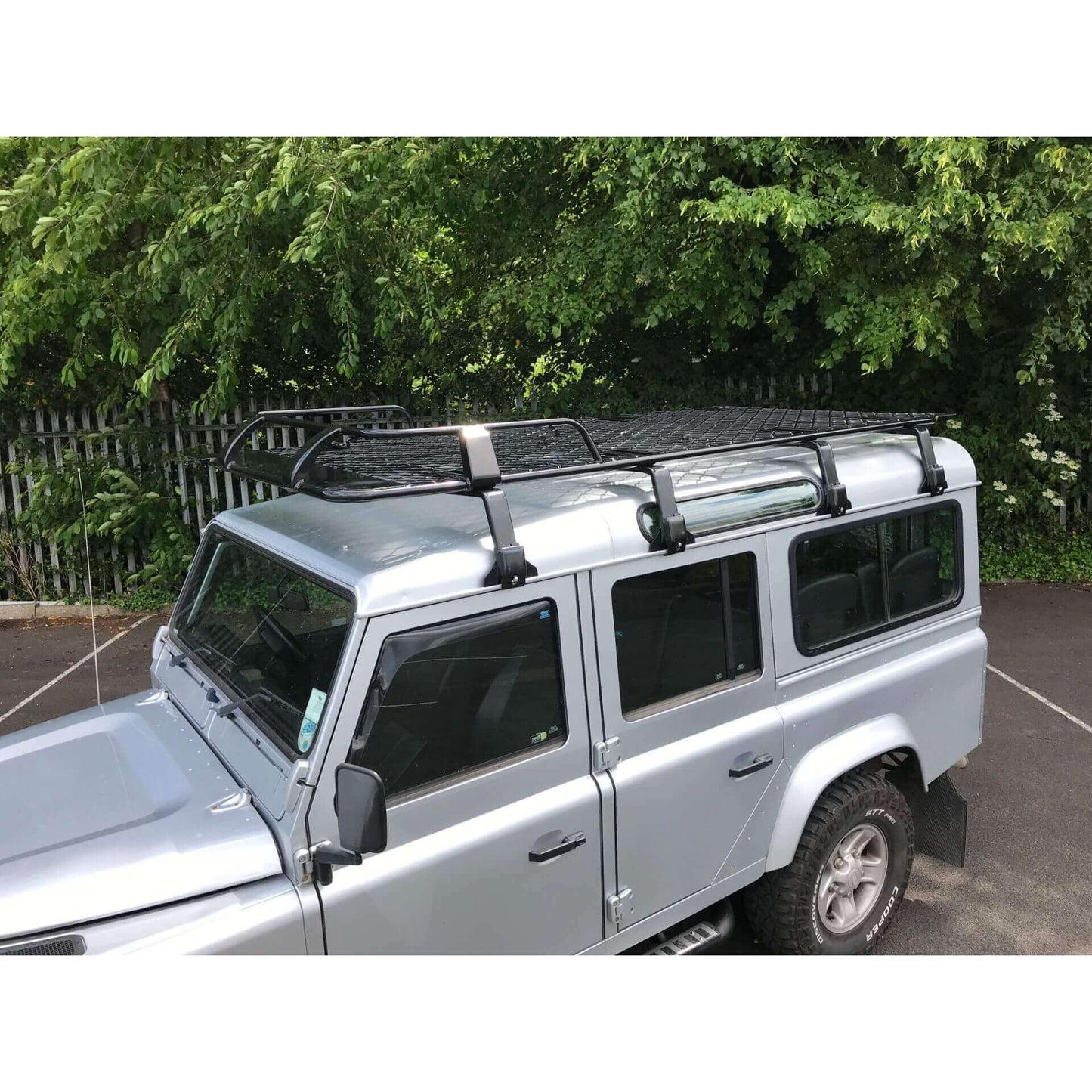 Direct4x4 Roof Racks Expedition Aluminium Front Basket Roof Rack for Land Rover Defender 90 1983-2016