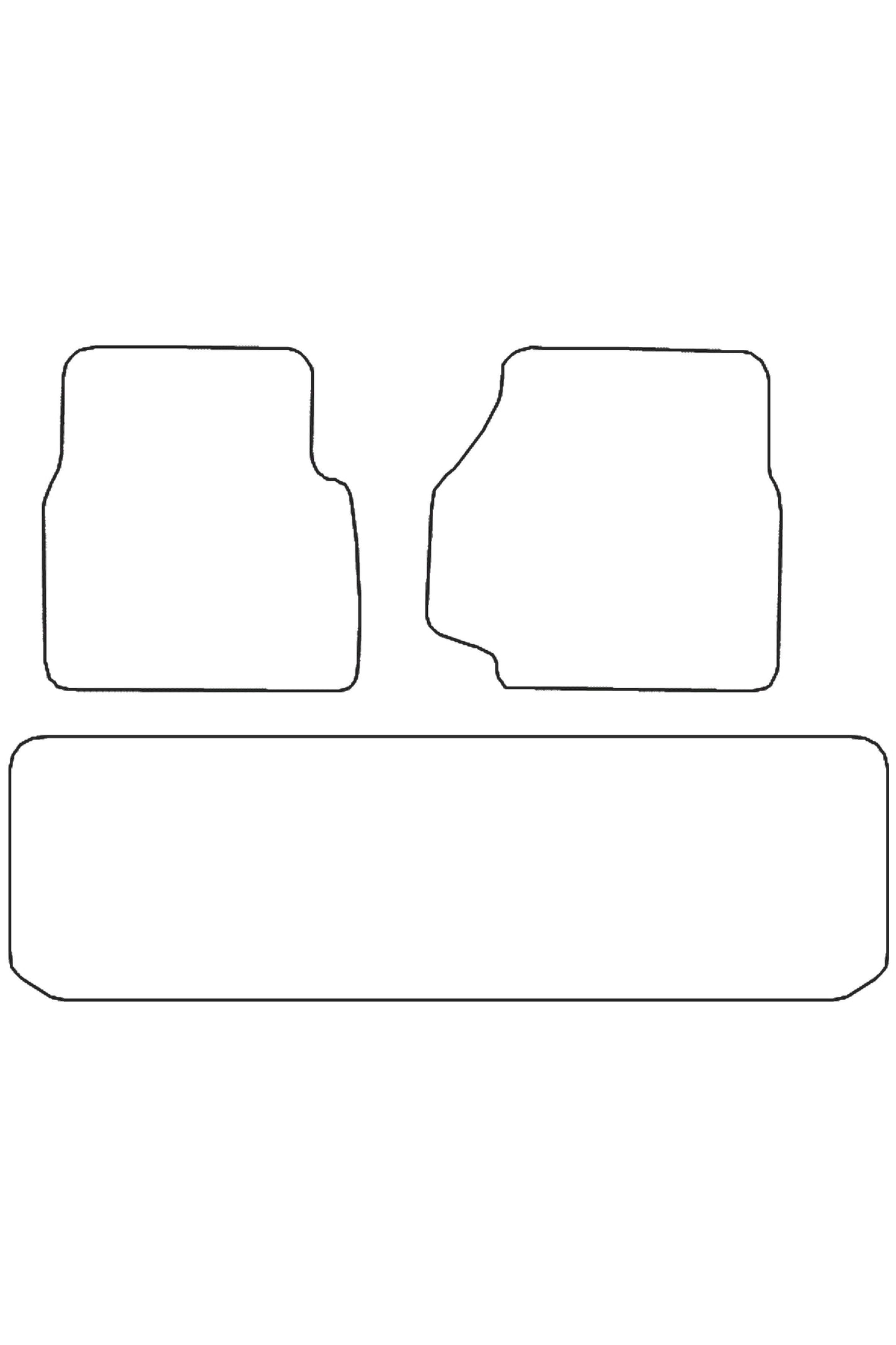 Turtle Covers Mats Tailored Rubber Mats Fits Land Rover Defender 1999-2007 Tailored Rubber Mats